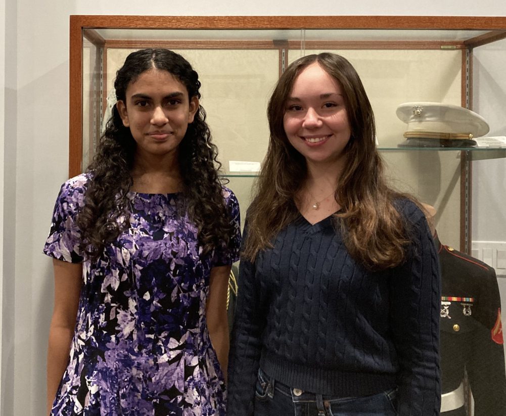 Sarah D’Angelo of Sag Harbor and Dhivya Sampath of Southampton were selected to attend American Legion Auxiliary Empire Girls State. As part of the program, they will study local, county and state government processes during the seven-day nonpartisan political learning experience.