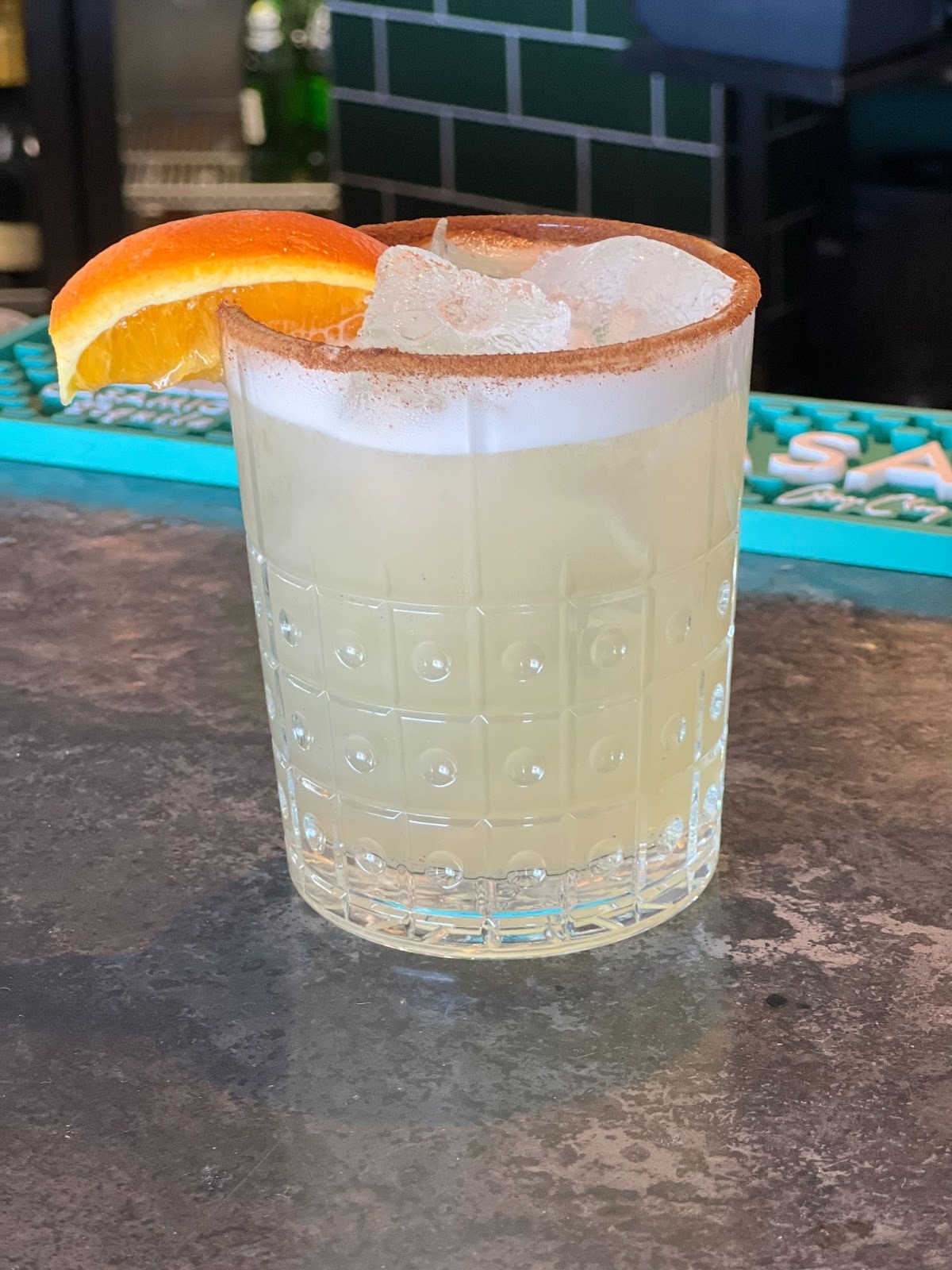 K Pasa's Irish whiskey margarita is a melding of traditions. COURTESY K PASA