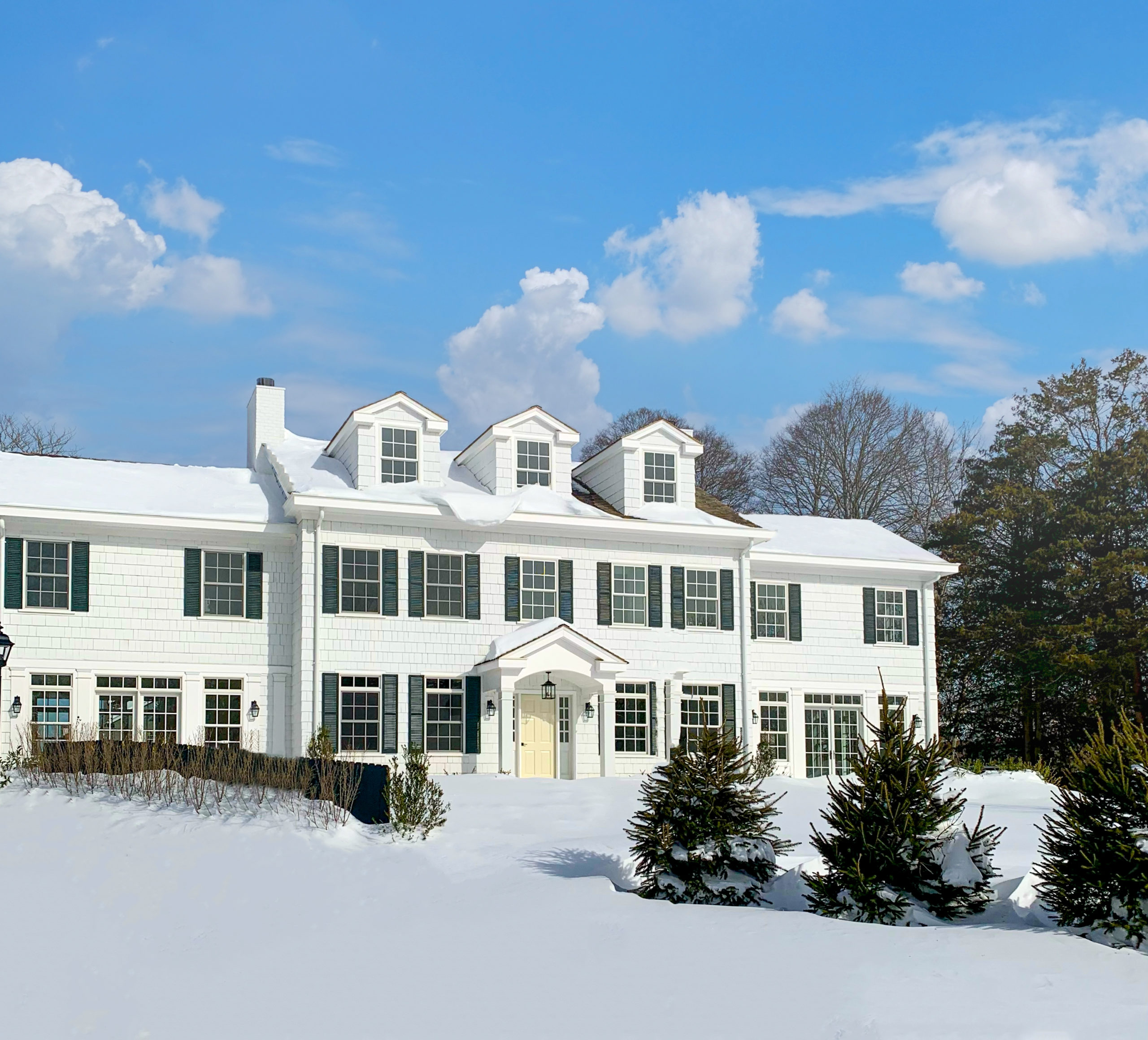 The restored, main building of The Latch Southampton Village.