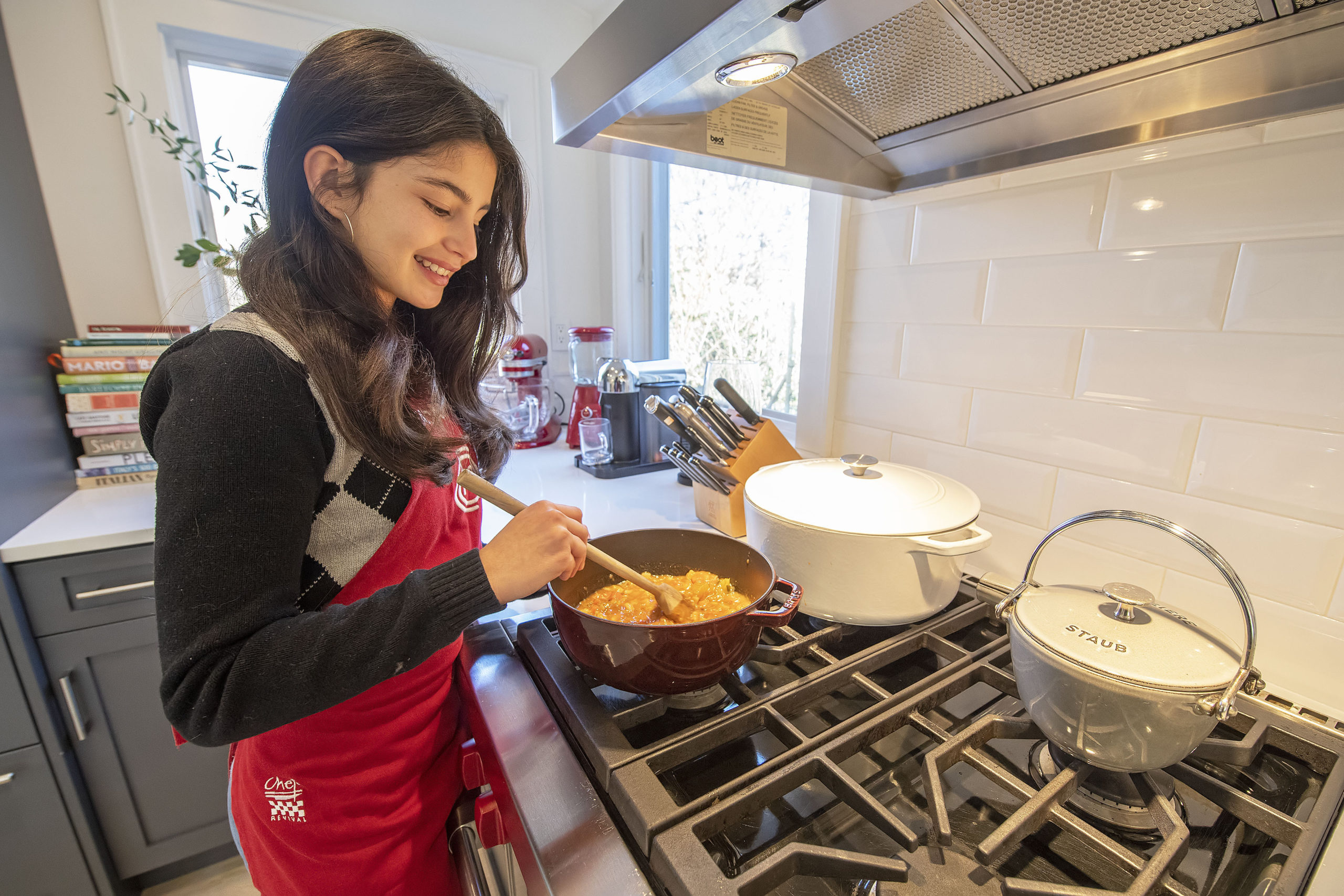 Eva Achuthan-Kozar, an eighth-grader at the Hayground School, was a contestant on the TV show Masterchef Junior, which will premier on Fox on March 17.