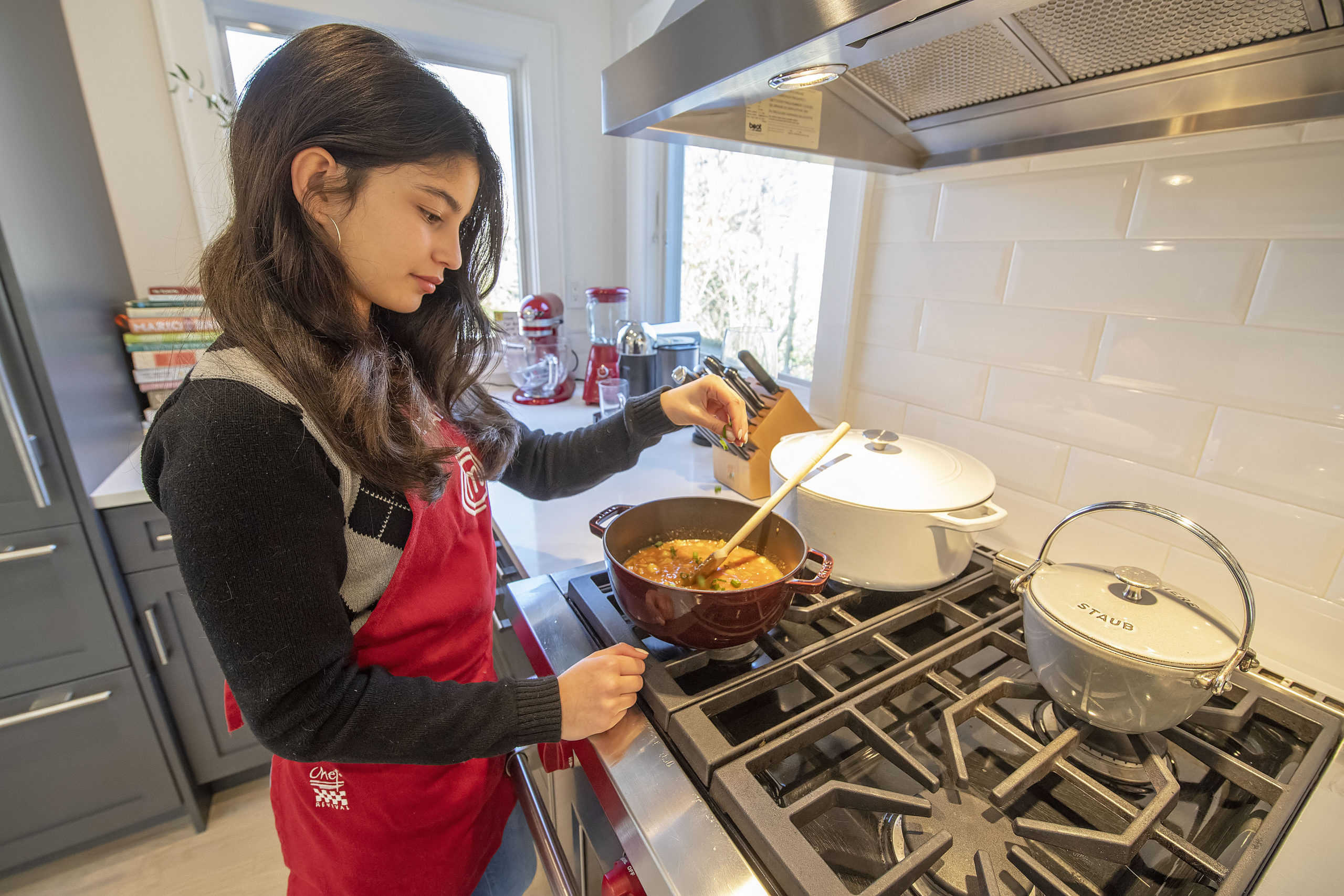 Eva Achuthan-Kozar, an eighth-grader at the Hayground School, was a contestant on the TV show Masterchef Junior, which will premier on Fox on March 17.