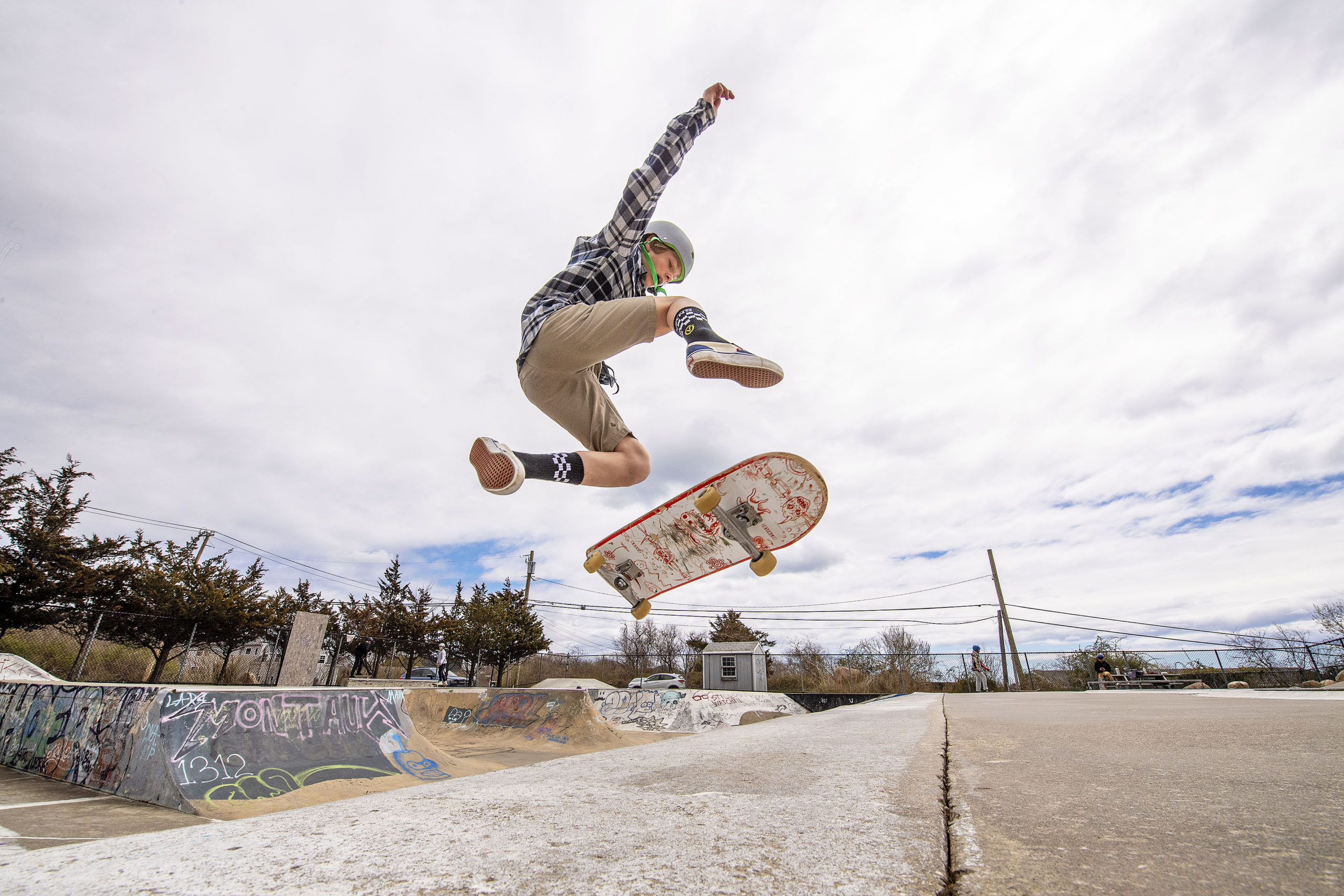 Work is set to start soon on a large-scale renovation and expansion of the Montauk Skate Park. MICHAEL HELLER