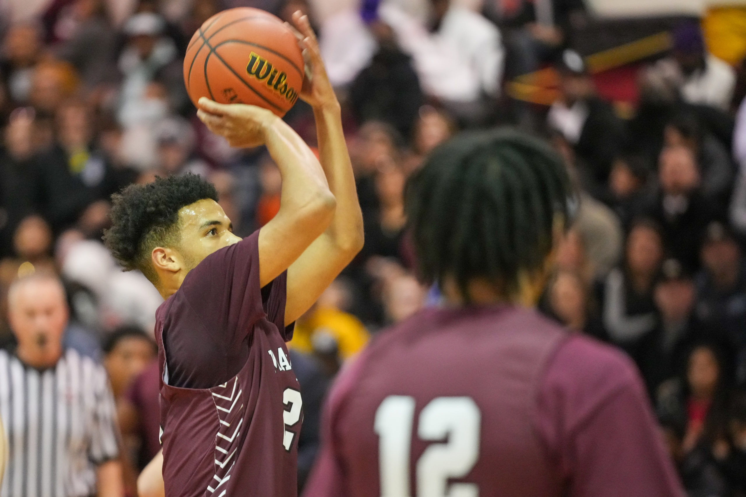 LeBron Napier scored his 1,000th career point on the back end of a pair of free throws with 20.8 seconds remaining in the third quarter on Friday night.   RON ESPOSITO