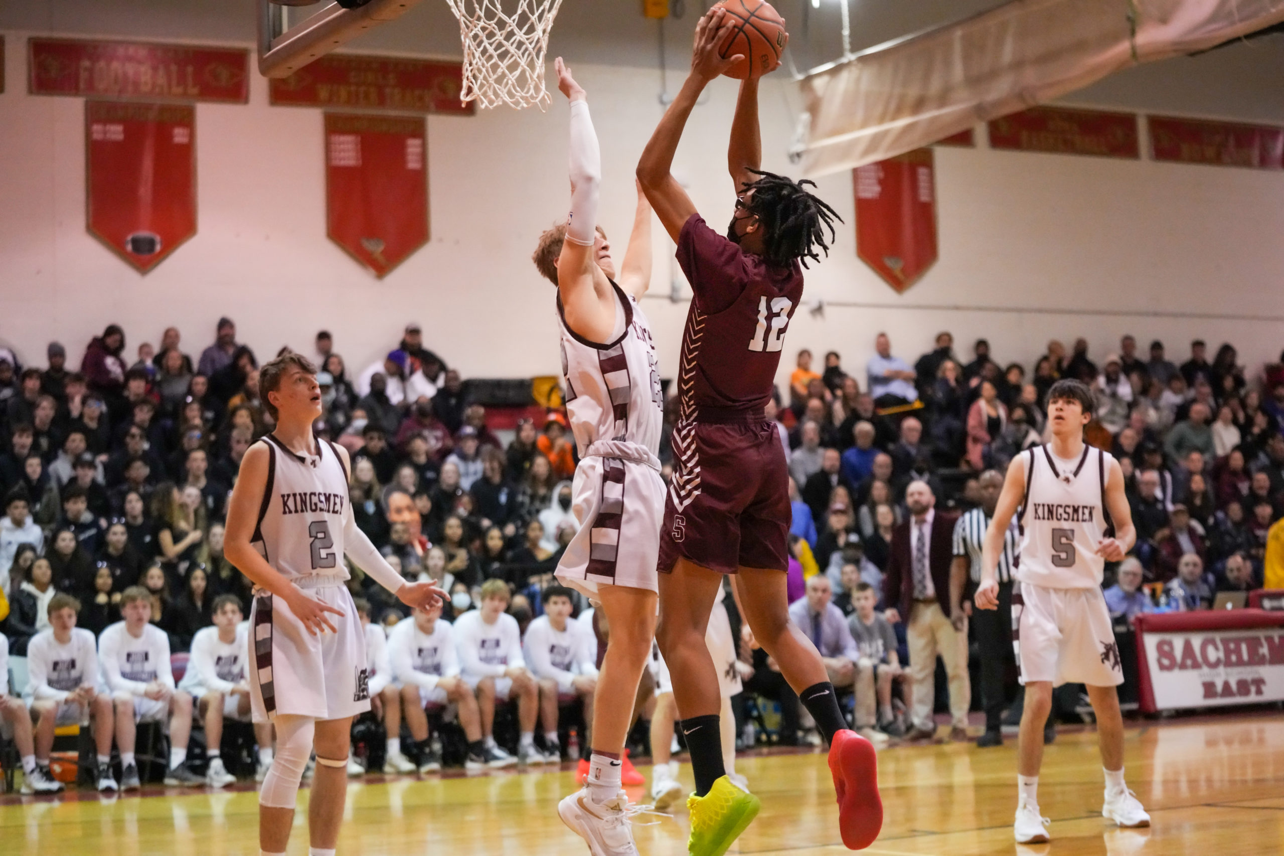 Southampton senior Ryan Smith tries to score.  RON ESPOSITO