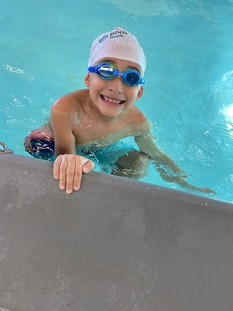 Third grade students at Southampton Elementary School practiced their swimming skills during three recent sessions at the YMCA. They practiced kicking skills using kickboards, going underwater and the backstroke. Advanced swimmers swam laps and learned how to dive.