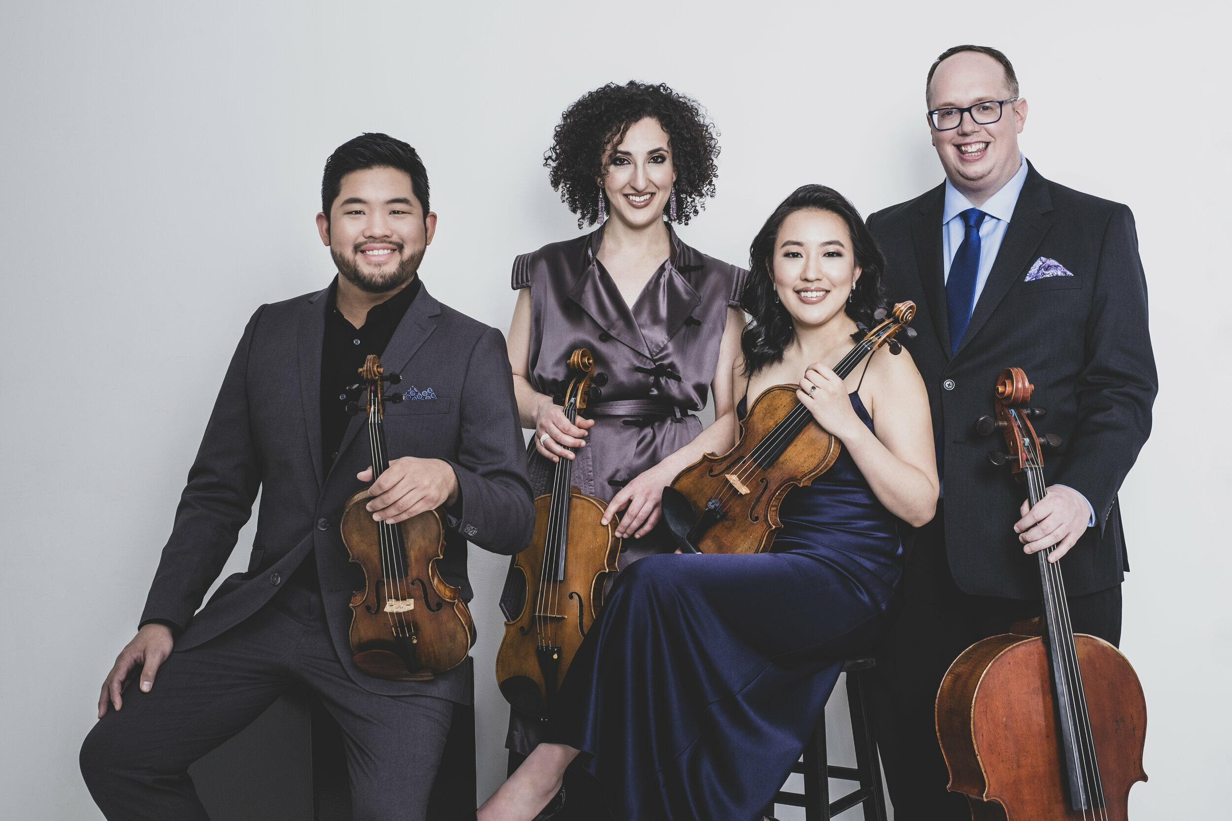 Verona Quartet: Jonathan One, violin; Abigail Rojansky, viola; Dorothy Ro, violin;  Jonathan Dormand, cello. DARIO ACOSTA