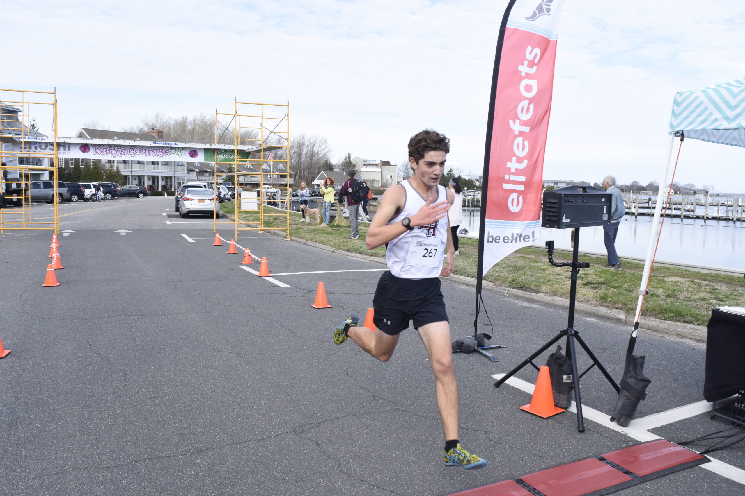 P.J. Ramundo of Sag Harbor finished second overall.   DREW BUDD
