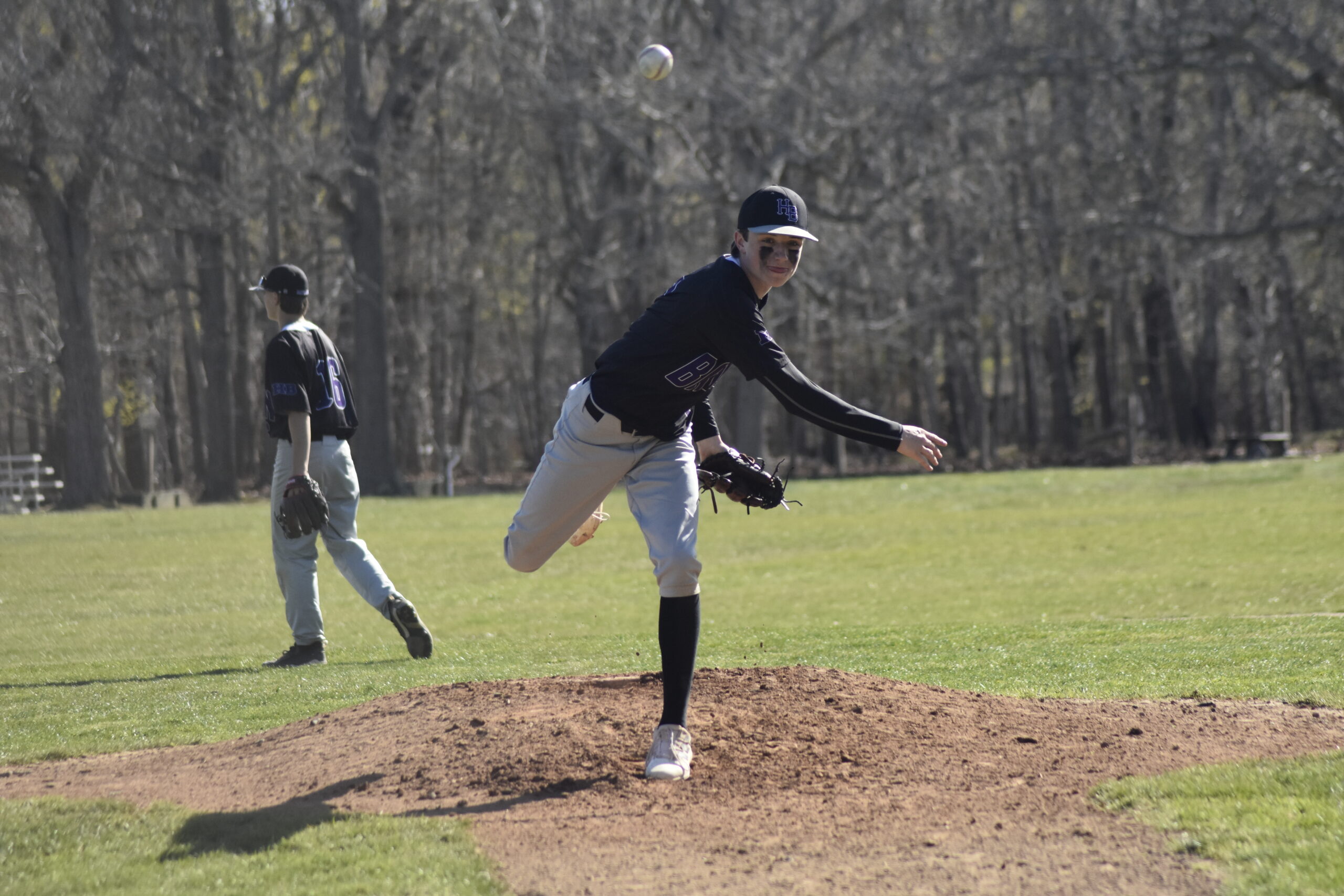 Patrick Donahue started on the mound for the Baymen on Friday.   DREW BUDD