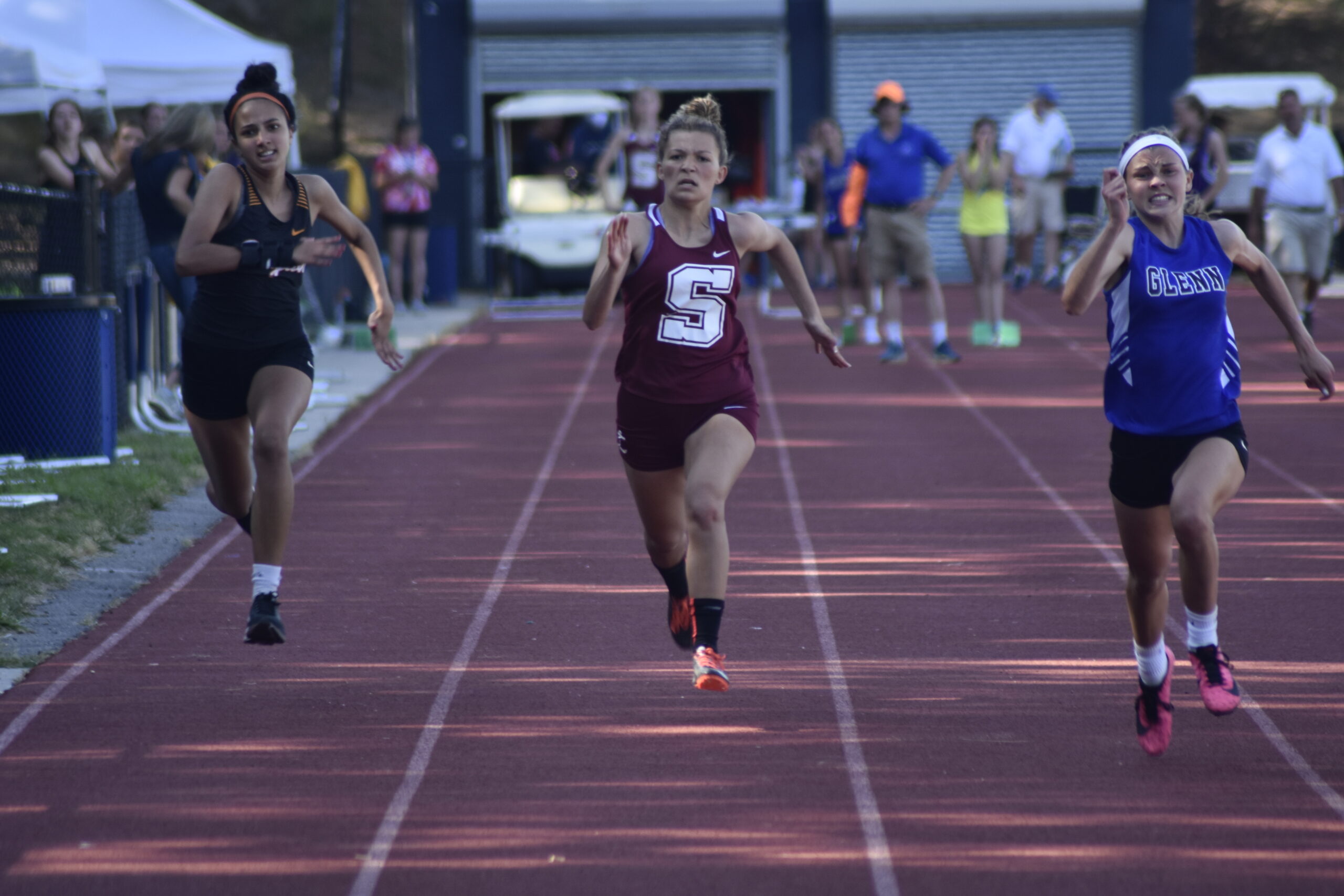 Gabriella Arnold is a three-sport athlete for Southampton, playing soccer in the fall, basketball in the winter and track in the spring. DREW BUDD