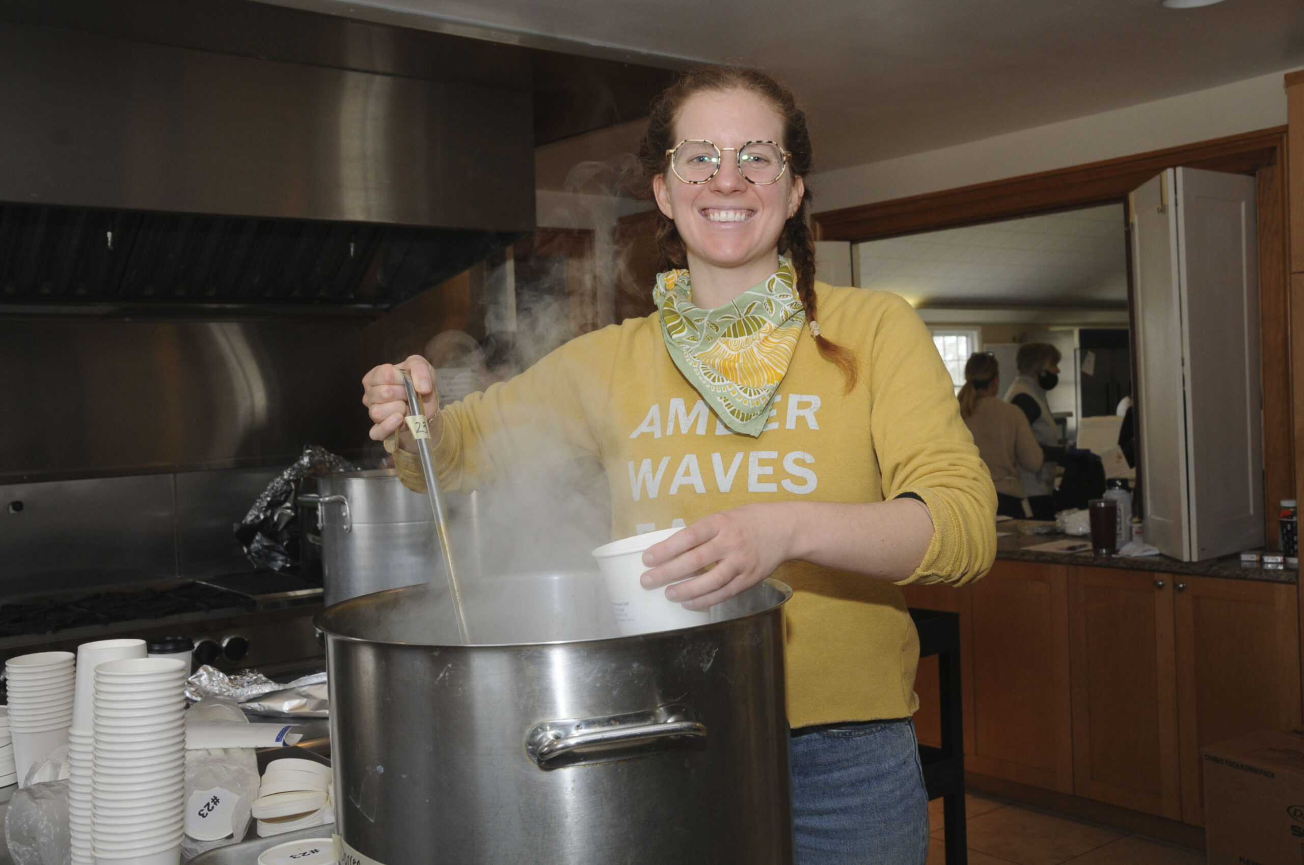 Allie Gressler at the Springs Food Pantry's annual 