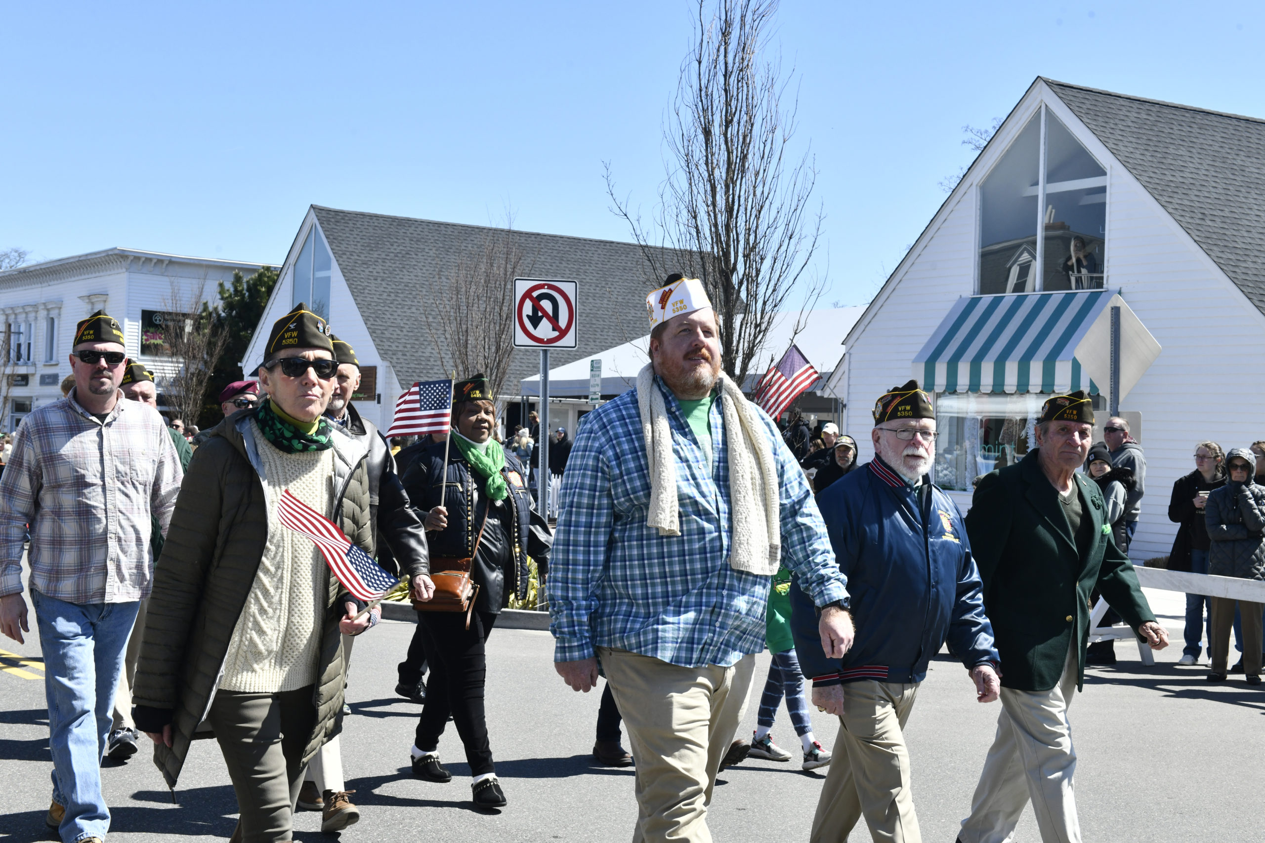 Veterans at the parade.