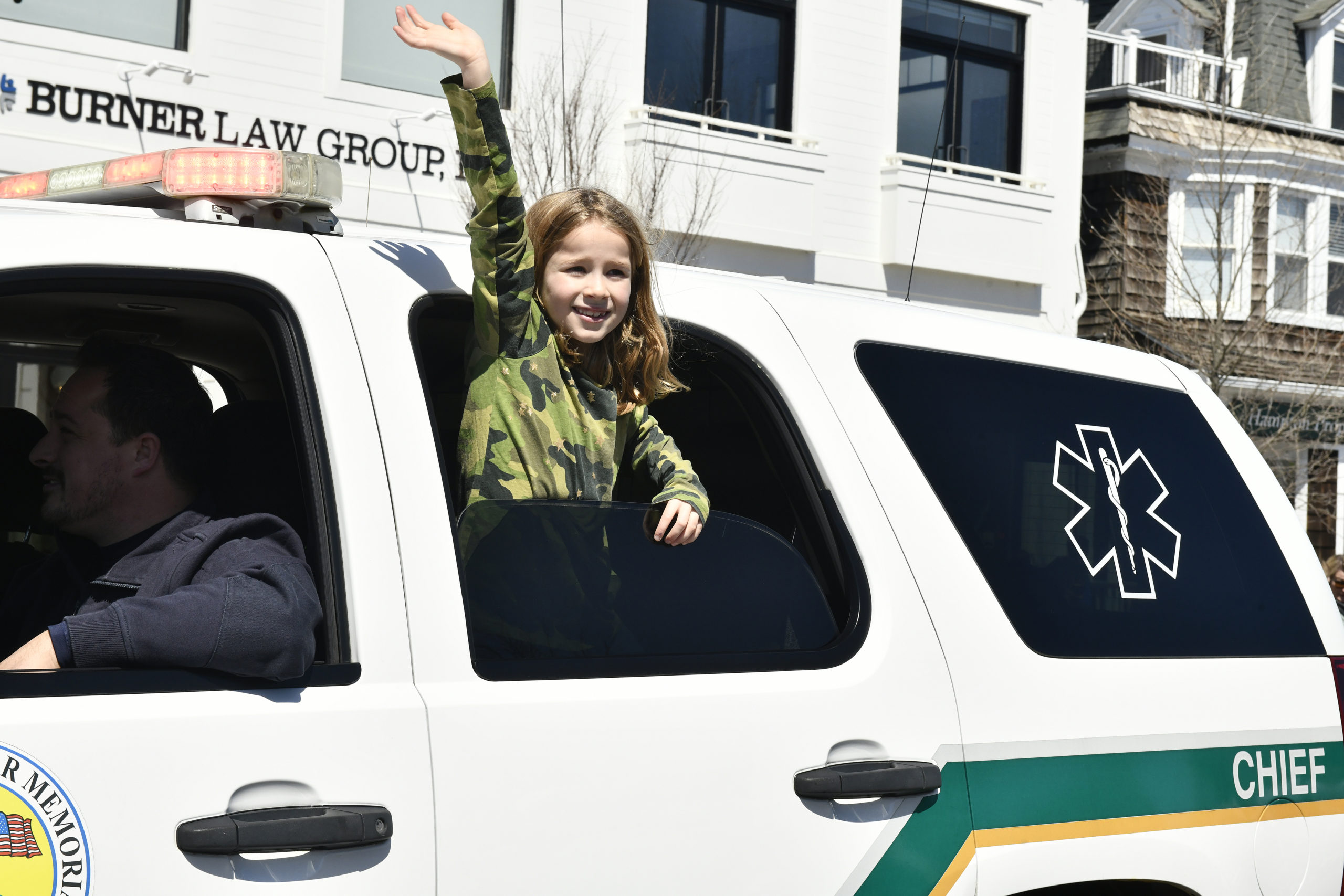 The Westhampton Beach St. Patrick's Day parade on Saturday.