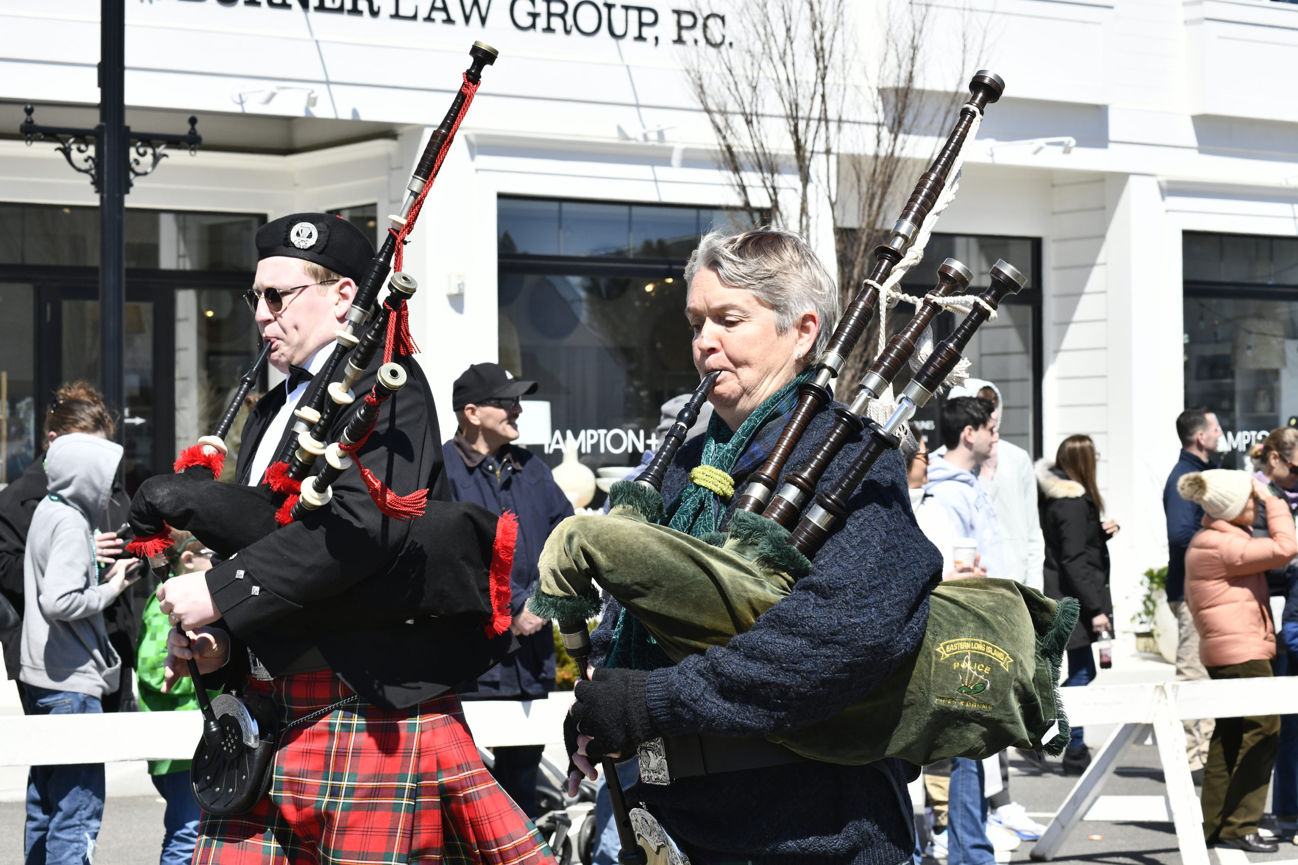 The Westhampton Beach St. Patrick's Day parade on Saturday.