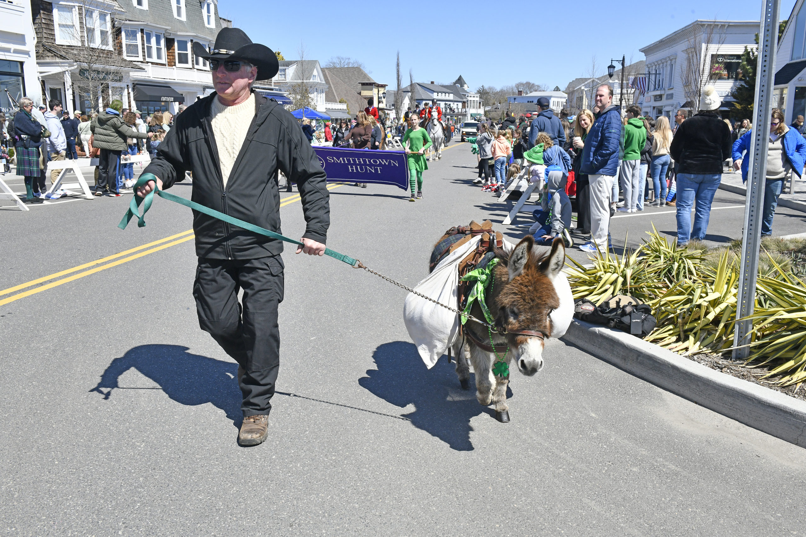 The 2022 Westhampton Beach St. Patrick's Day parade.