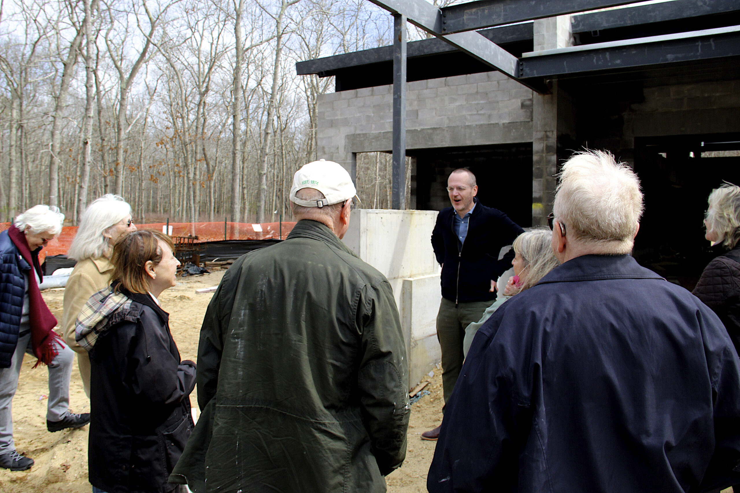 ARF Executive Director and CEO Scott Howe gives a site tour of the progress on the Forever Home construction and renovation project.  KYRIL BROMLEY