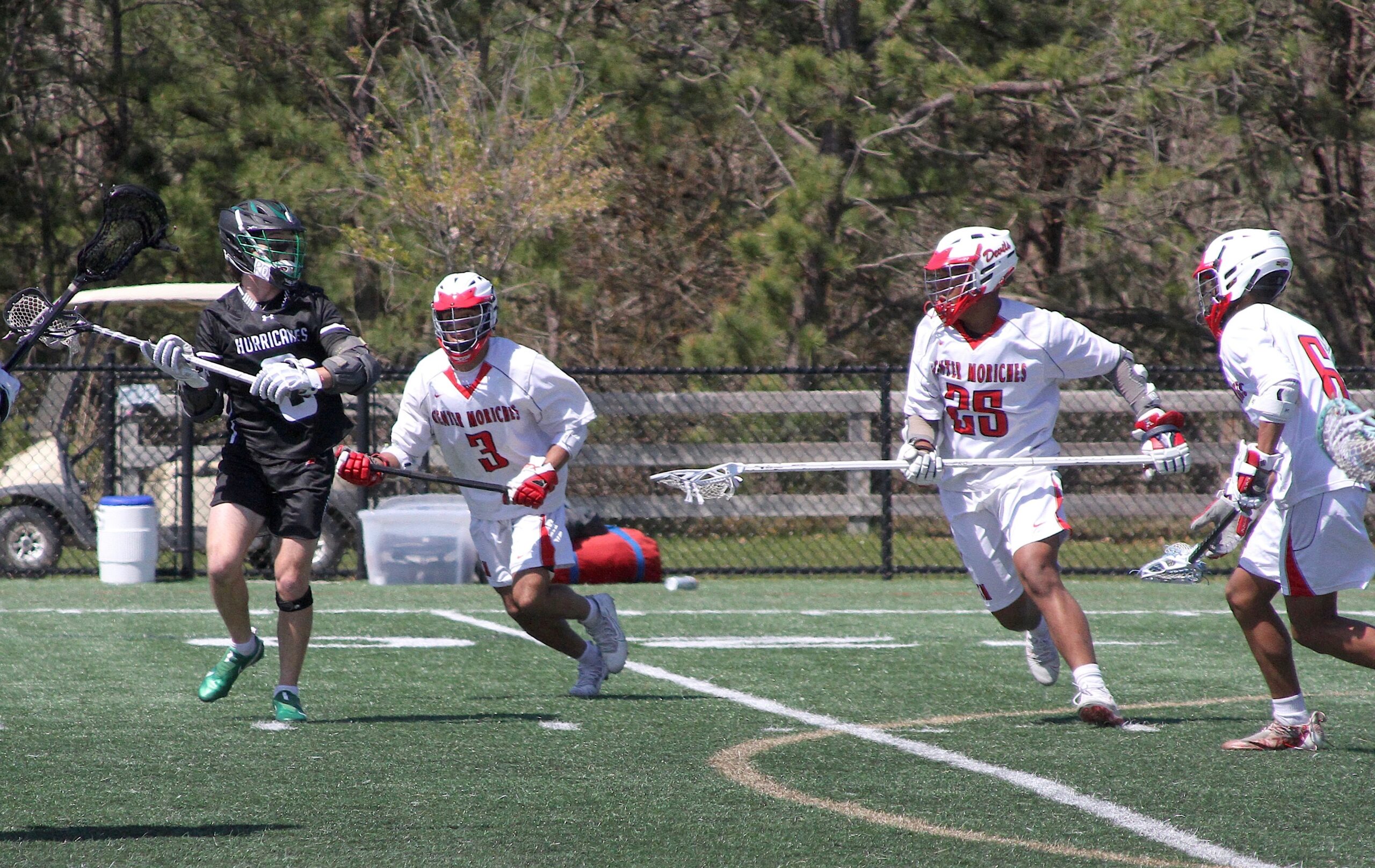 Junior attack Morgan McEntee looks for an open lane. DESIRÉE KEEGAN