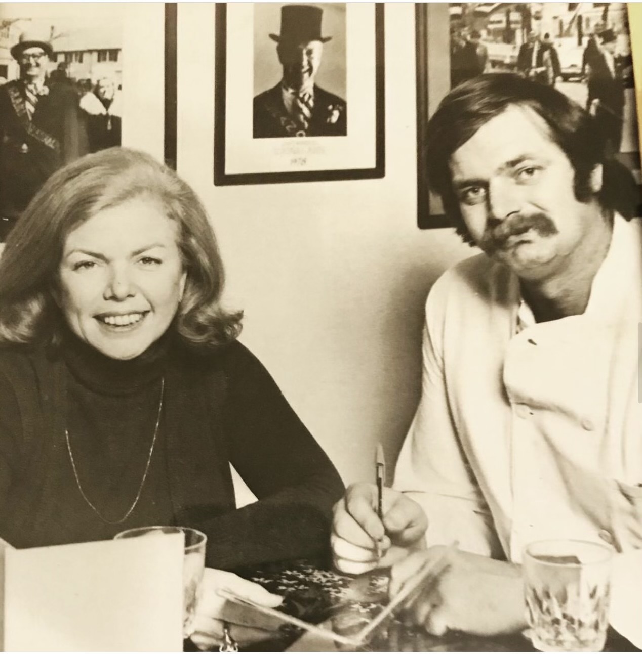 Starr Boggs and Susie McAllister at The Patio restaurant, which they opened together in 1982.