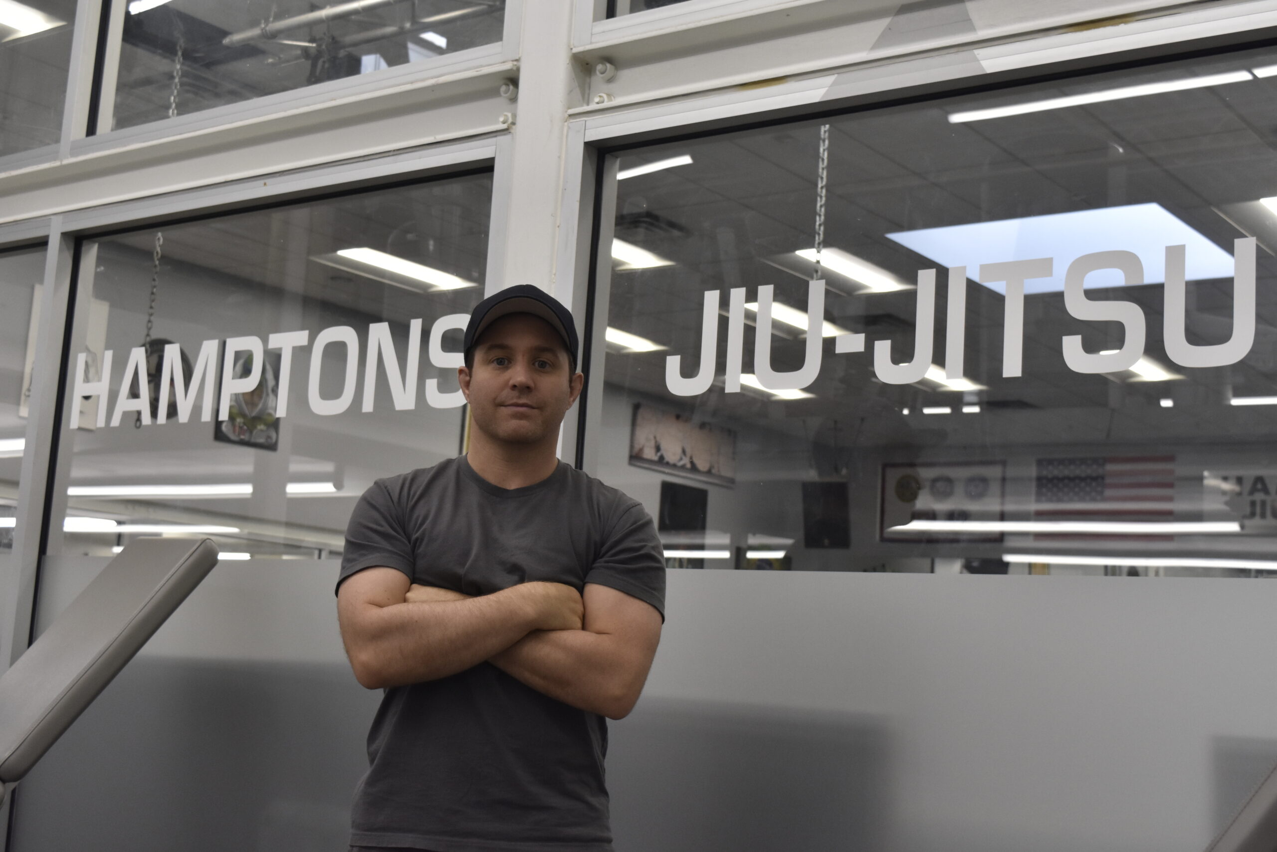 Hamptons Jiu-Jitsu owner and proprietor Greg Melita at his new location within Southampton Gym.    DREW BUDD