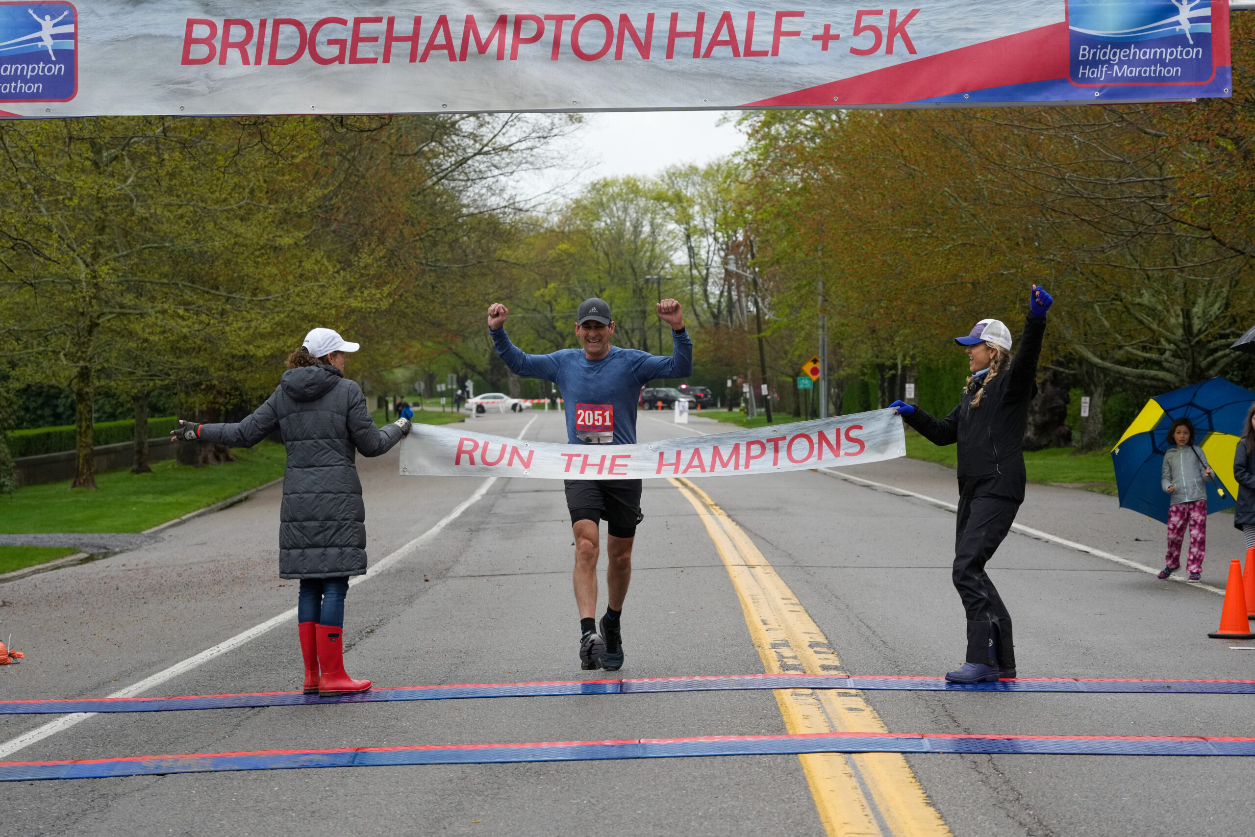 James Consiglio, 61, of East Hampton won the Bridgehampton 5K on Saturday.  RON ESPOSITO