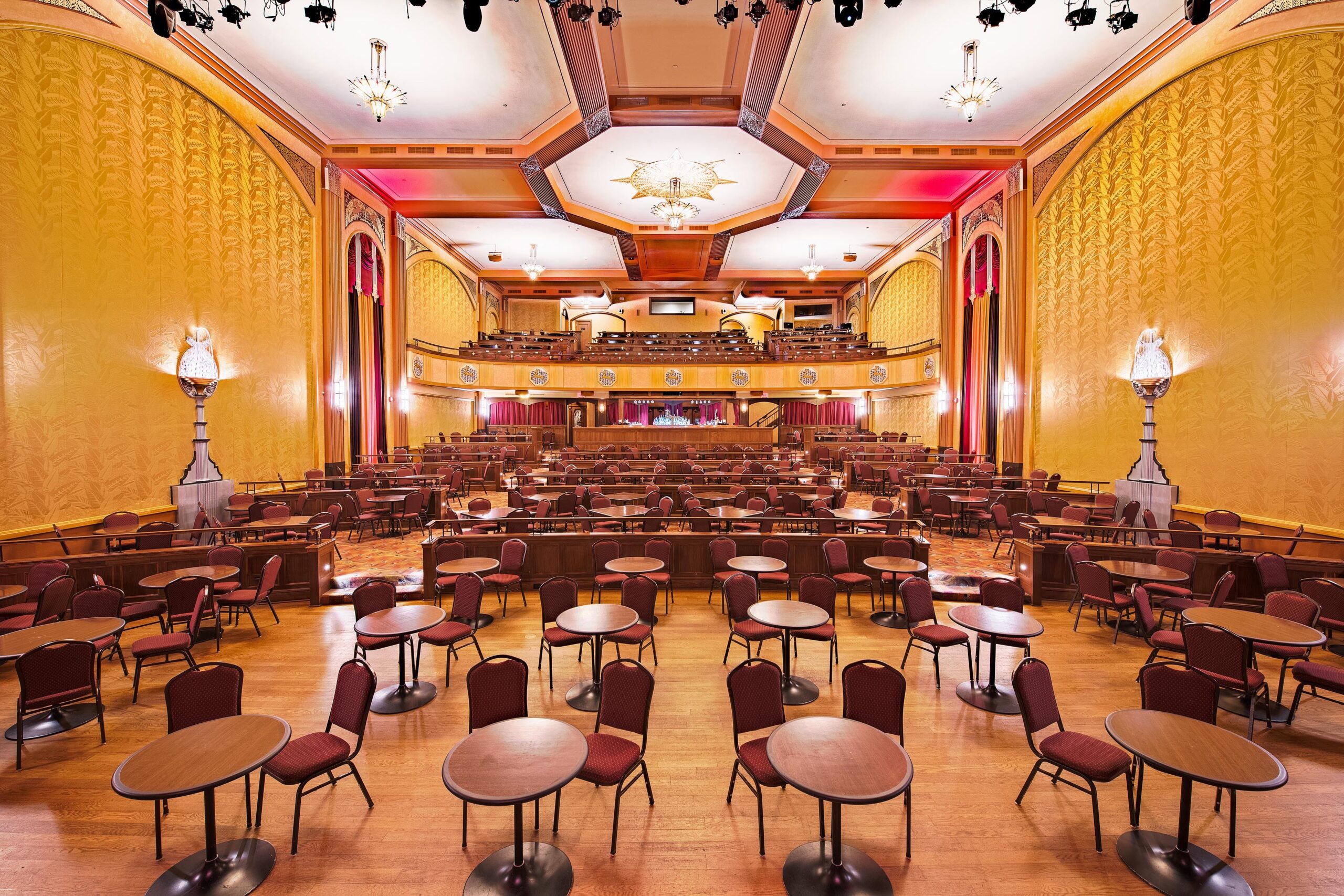 The interior spaces of the Suffolk Theater in Riverhead, New York, photographed on February 23rd, 2022