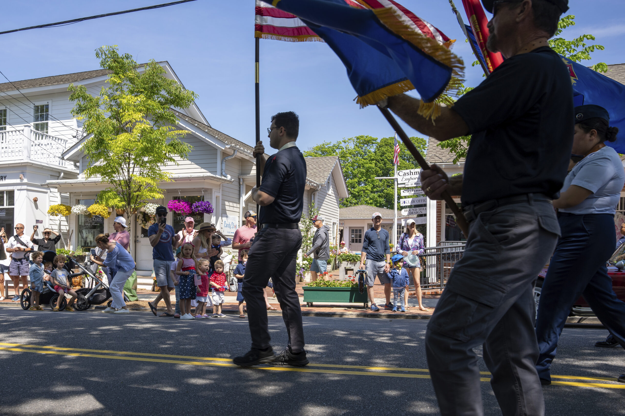 The Memorial Day Parade on Jobs Lane in Southampton Village.  RON ESPOSITO