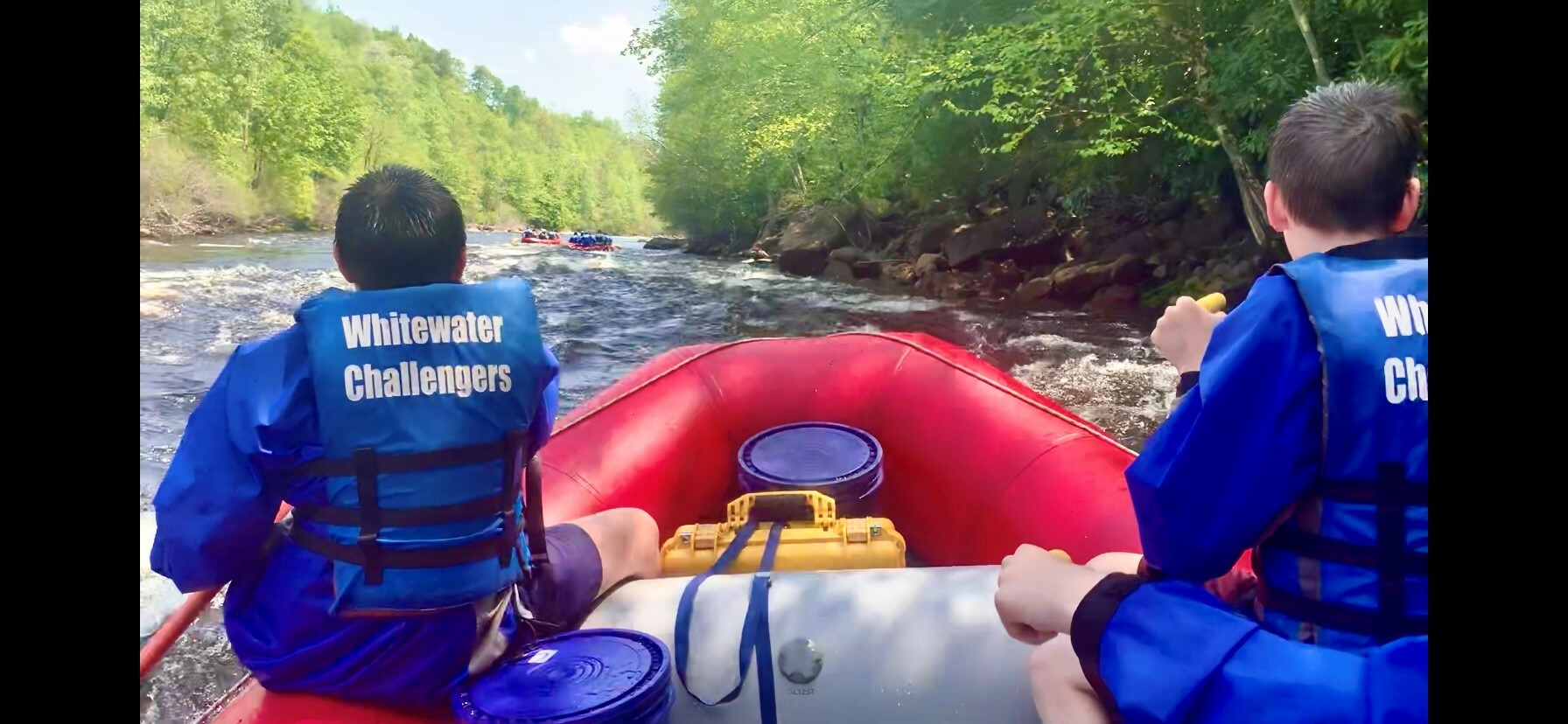 Sag Harbor Scout Troop 455 braved the white water of the Lehigh River in Pennsylvania for its annual rafting trip last Saturday.