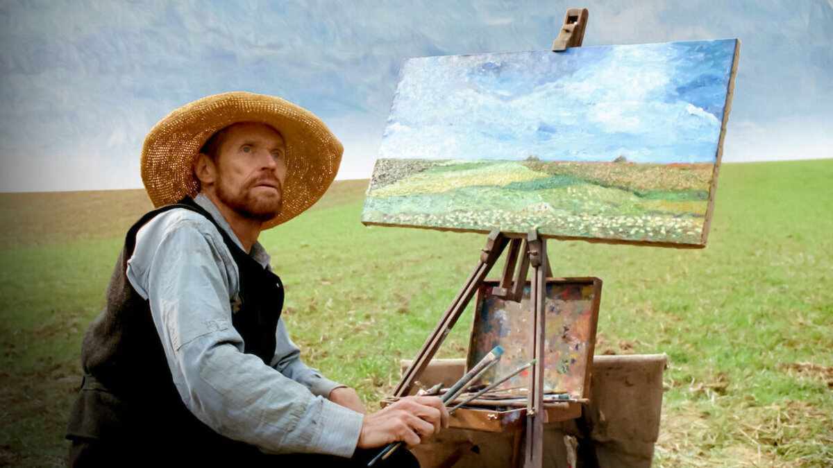 Willem Dafoe in the 2018 Julian Schnabel film “At Eternity’s Gate.” COURTESY SAG HARBOR CINEMA