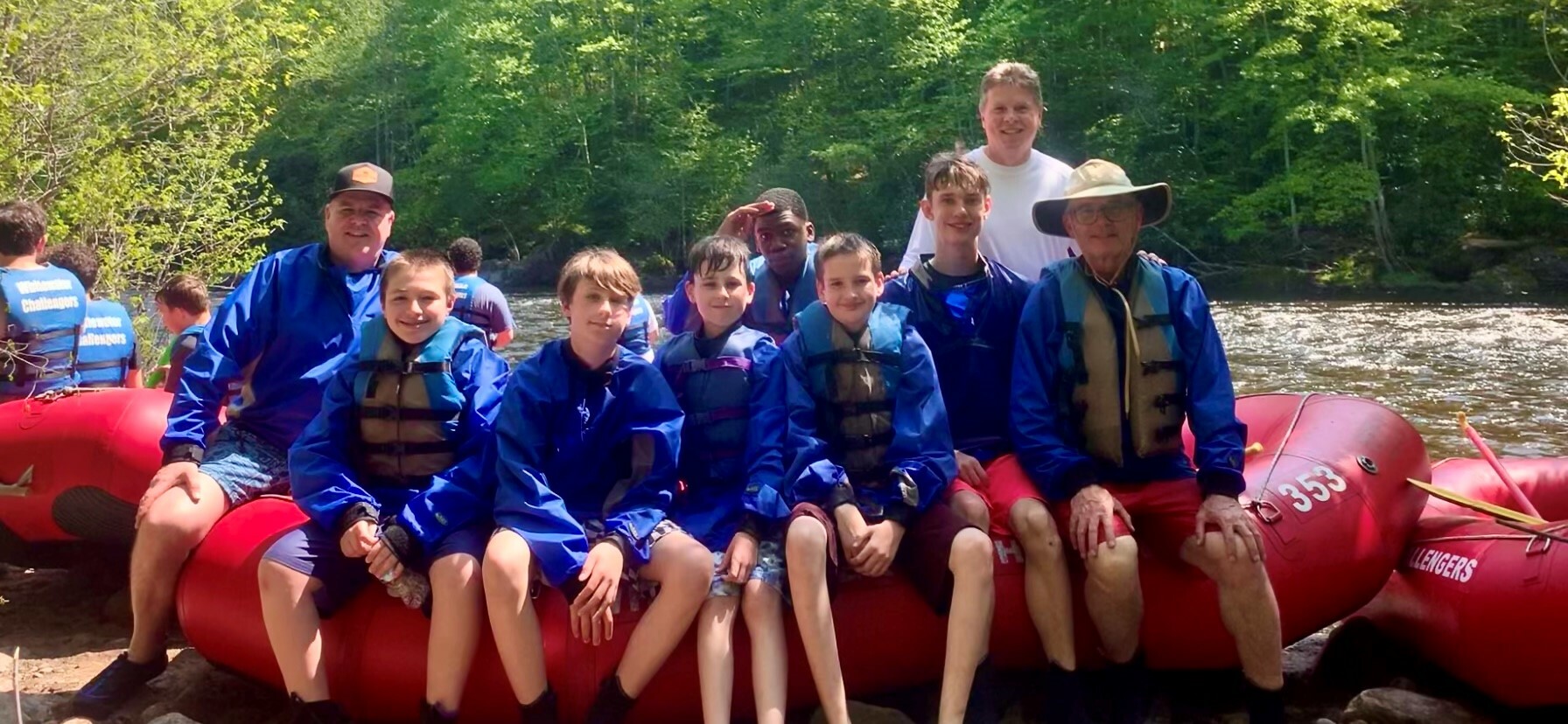 Sag Harbor Scout Troop 455 braved the white water of the Lehigh River in Pennsylvania for its annual rafting trip last Saturday.