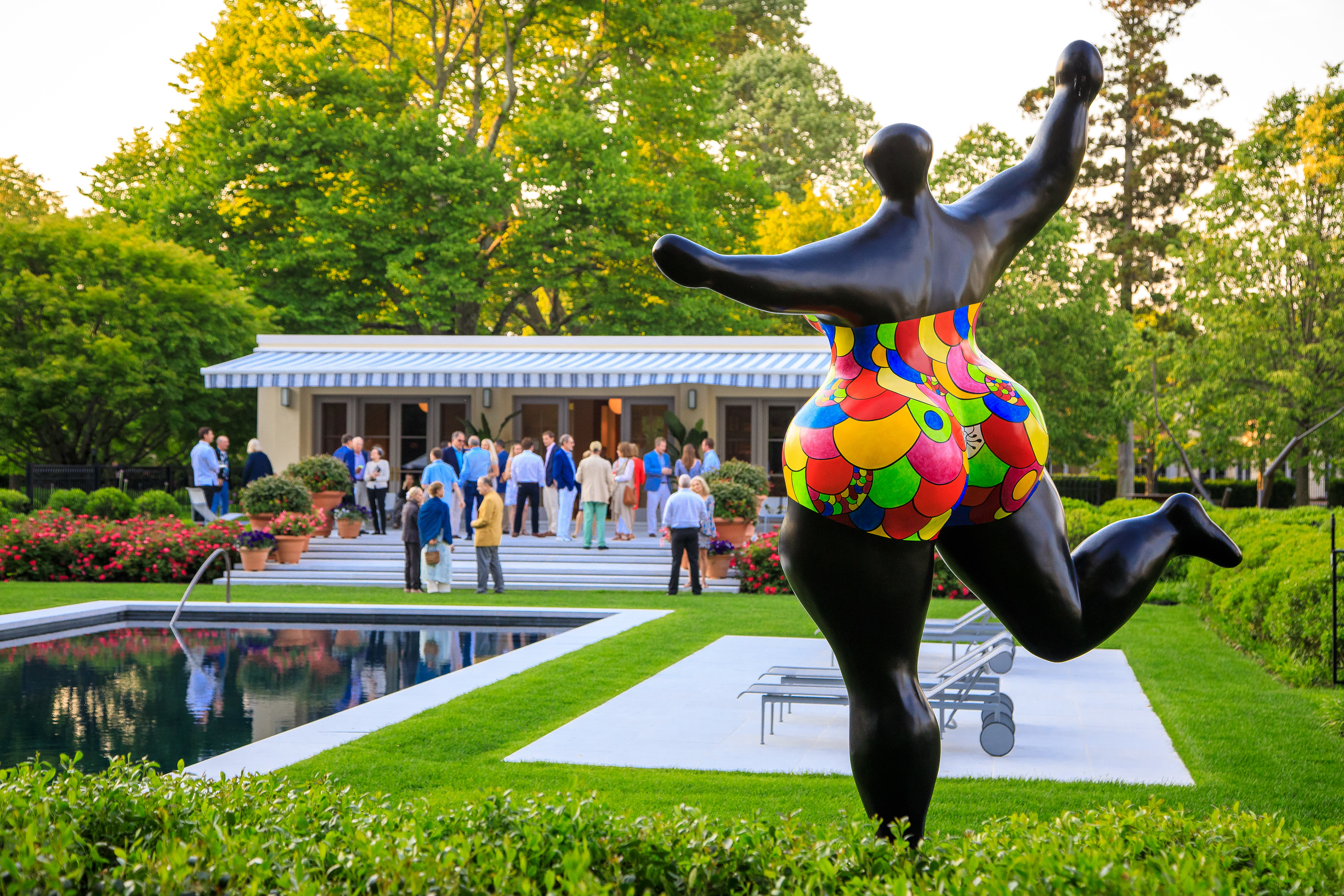 A private Bridgehampton sculpture garden by  Christopher LaGuardia will open to the public for a Garden Conservancy Garden Masters tour on June 18. 
 PAM DEUTCHMAN/COURTESY LAGUARDIA DESIGN GROUP