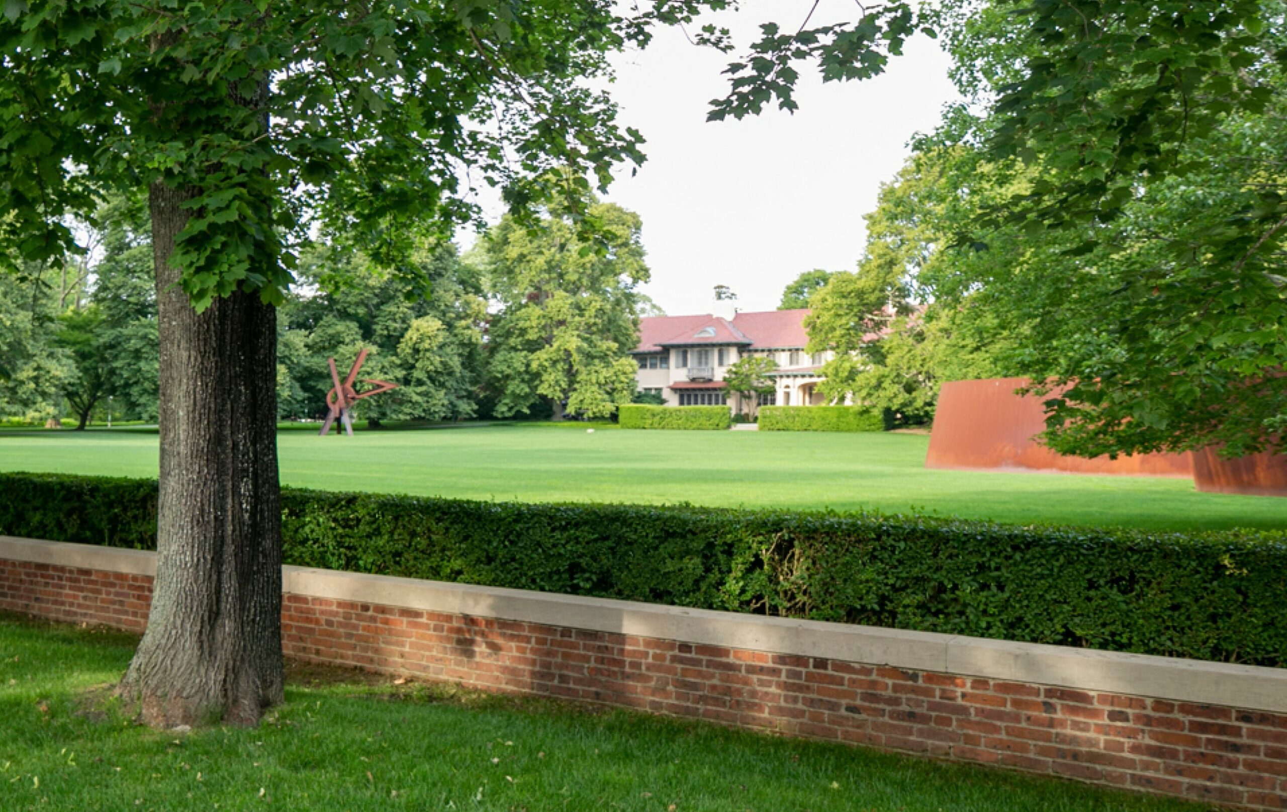 A private Bridgehampton sculpture garden by  Christopher LaGuardia will open to the public for a Garden Conservancy Garden Masters tour on June 18. COURTESY LAGUARDIA DESIGN GROUP