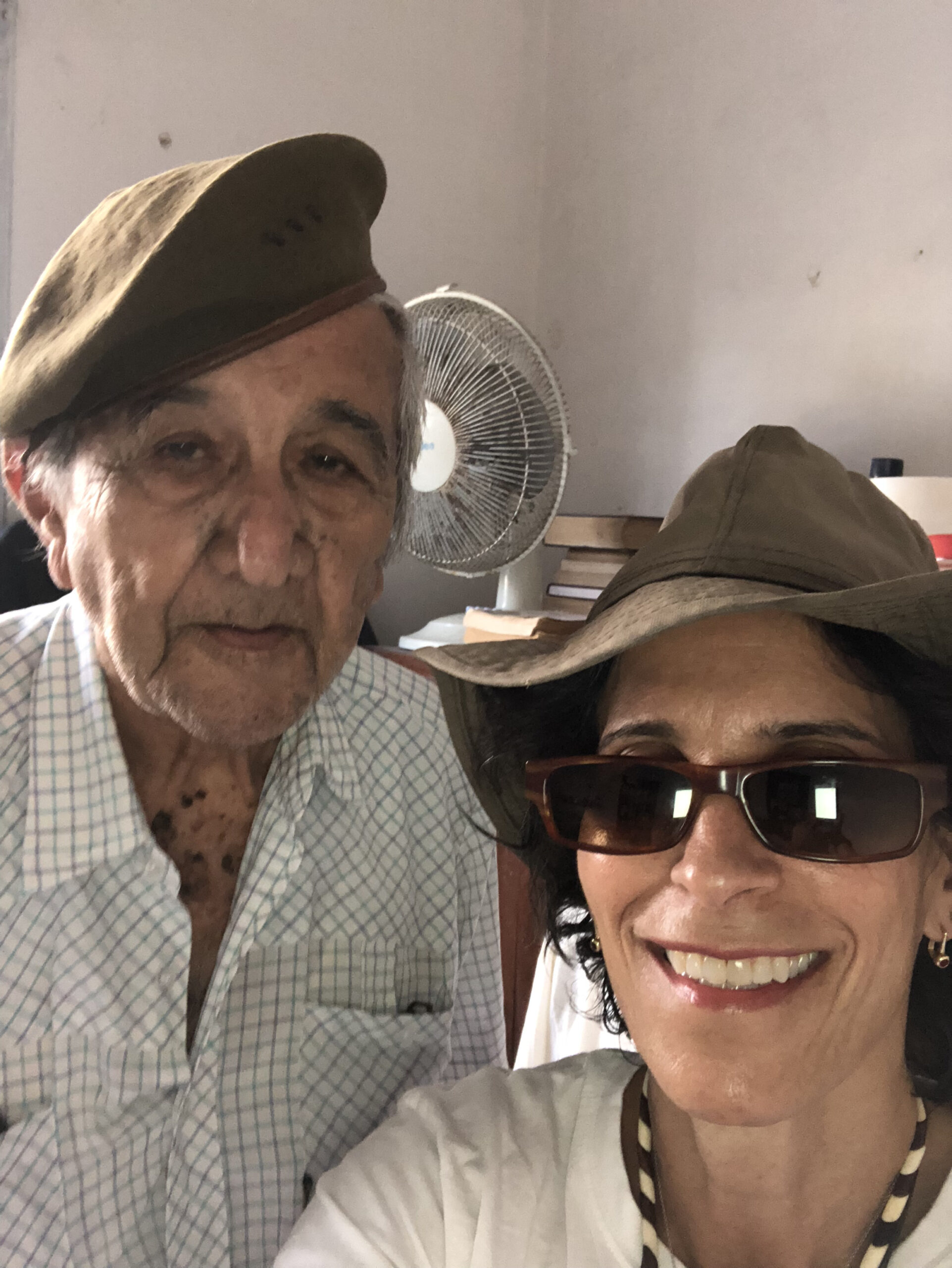 Christiane Arbesu on location in Cuba with Mafo. COURTESY THE ARTIST