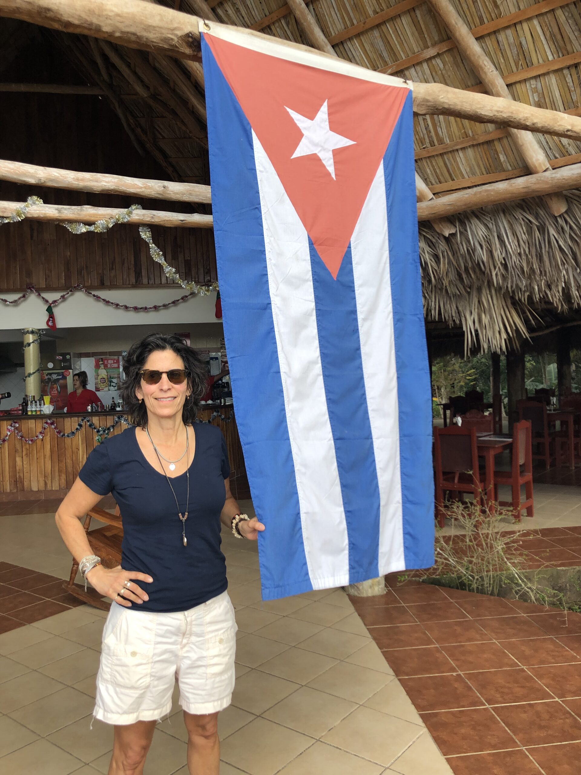 Christiane Arbesu on location in Cuba. COURTESY THE ARTIST