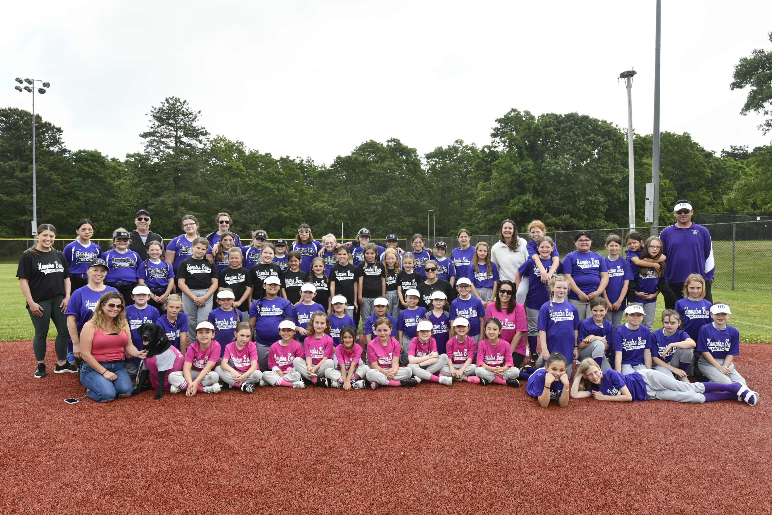The Hampton Bays Little League celebrated Softball Day on Saturday Almost 60 players on five teams played at Red Creek Park. The league doubled in size this year and their Majors team is currently undefeated.     DANA SHAW