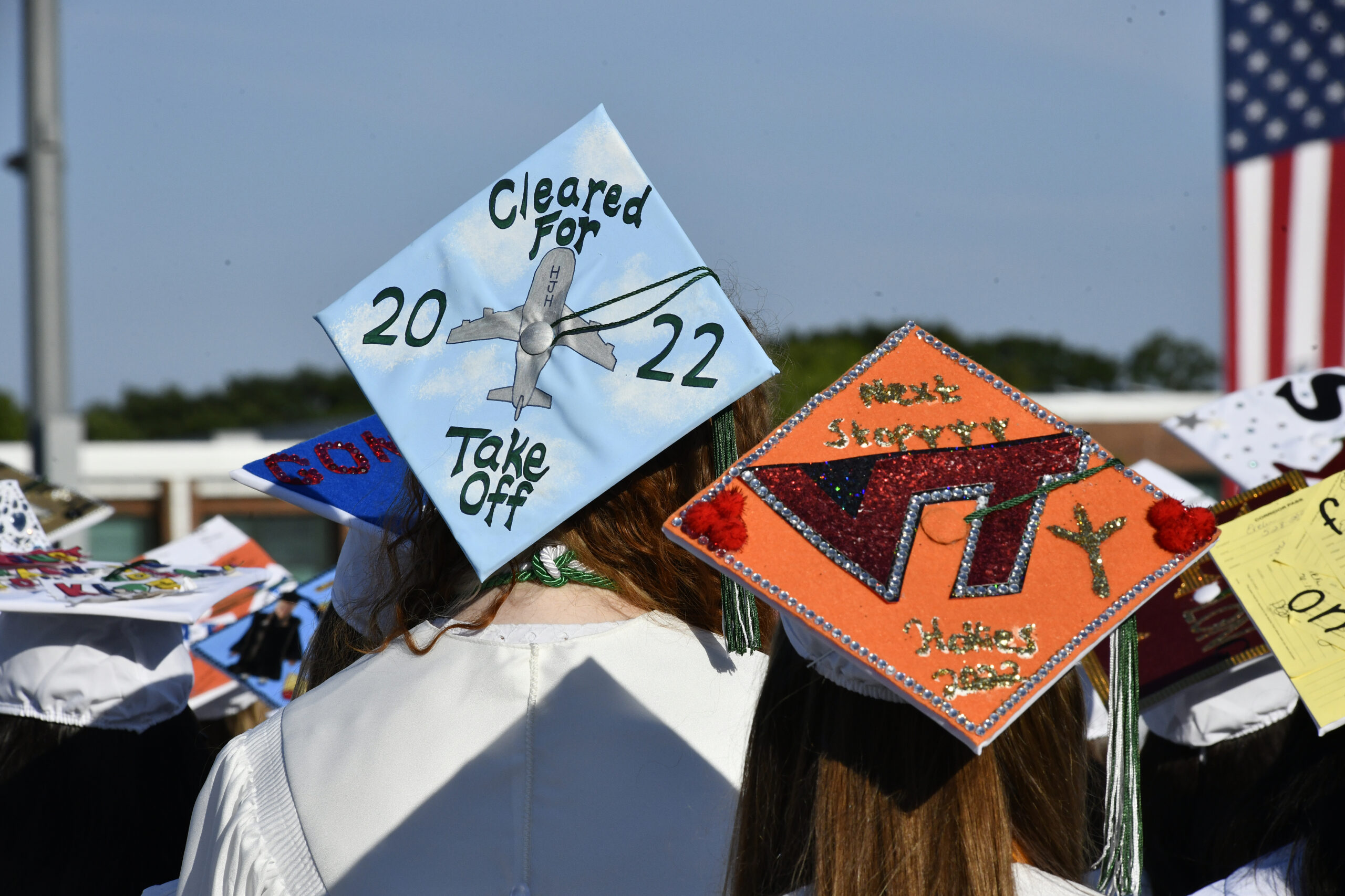 Westhampton Beach graduation on Friday evening.  DANA SHAW