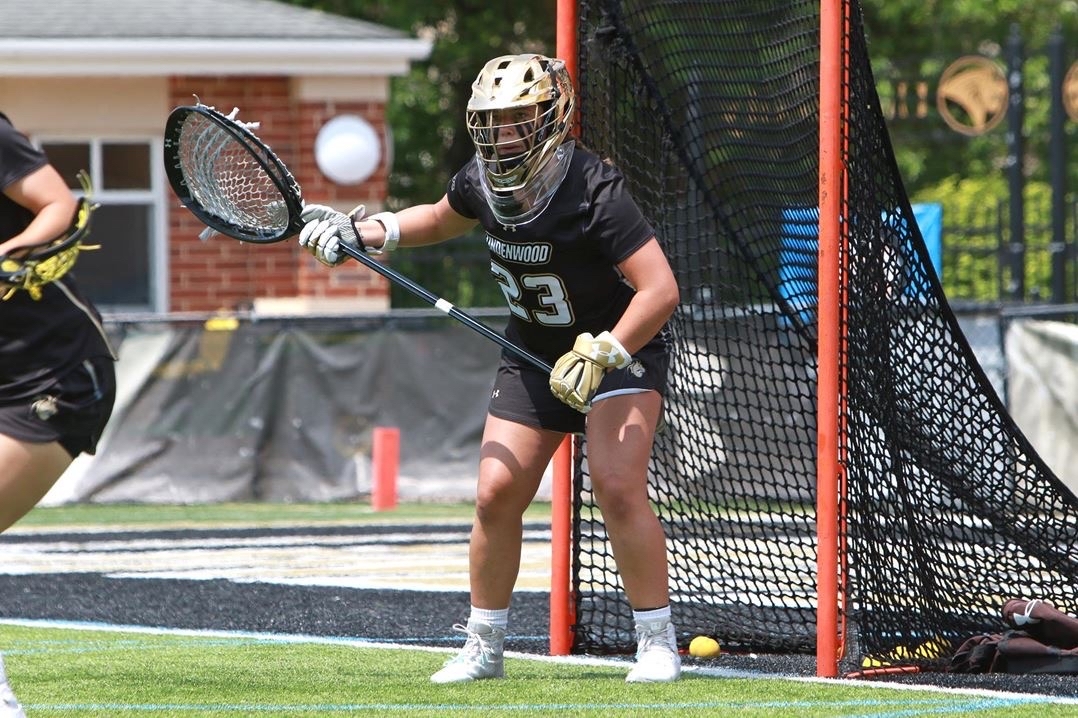 Eleanor Kast, who transferred from Stony Brook to Lindenwood University in 2020, is ranked eighth in the country and first in her school's conference with a 9.06 goals-against average, while also boasting the third-best save percentage (.449) and fifth-most saves per game (6.15) in the conference. DON ADAMS JR.