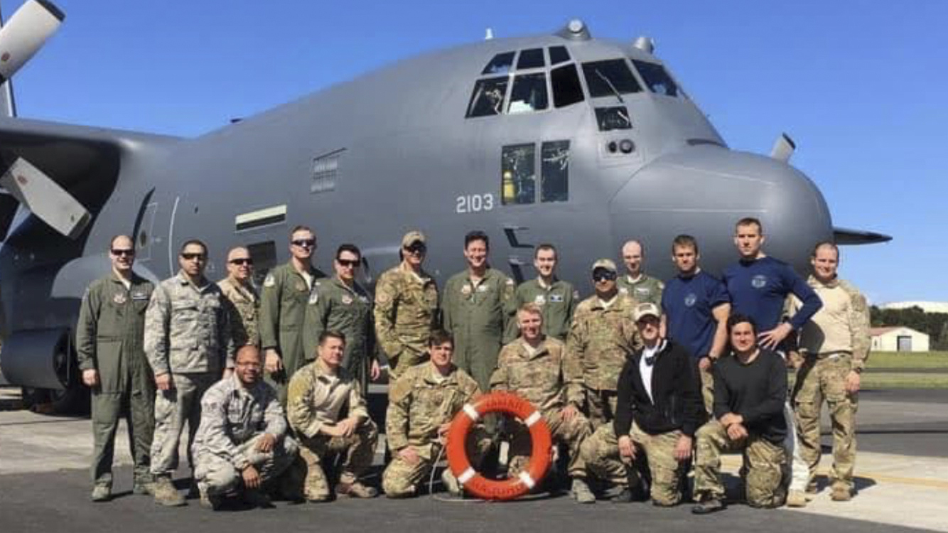 The rescue team prepares to head home from the Azores after the mission.