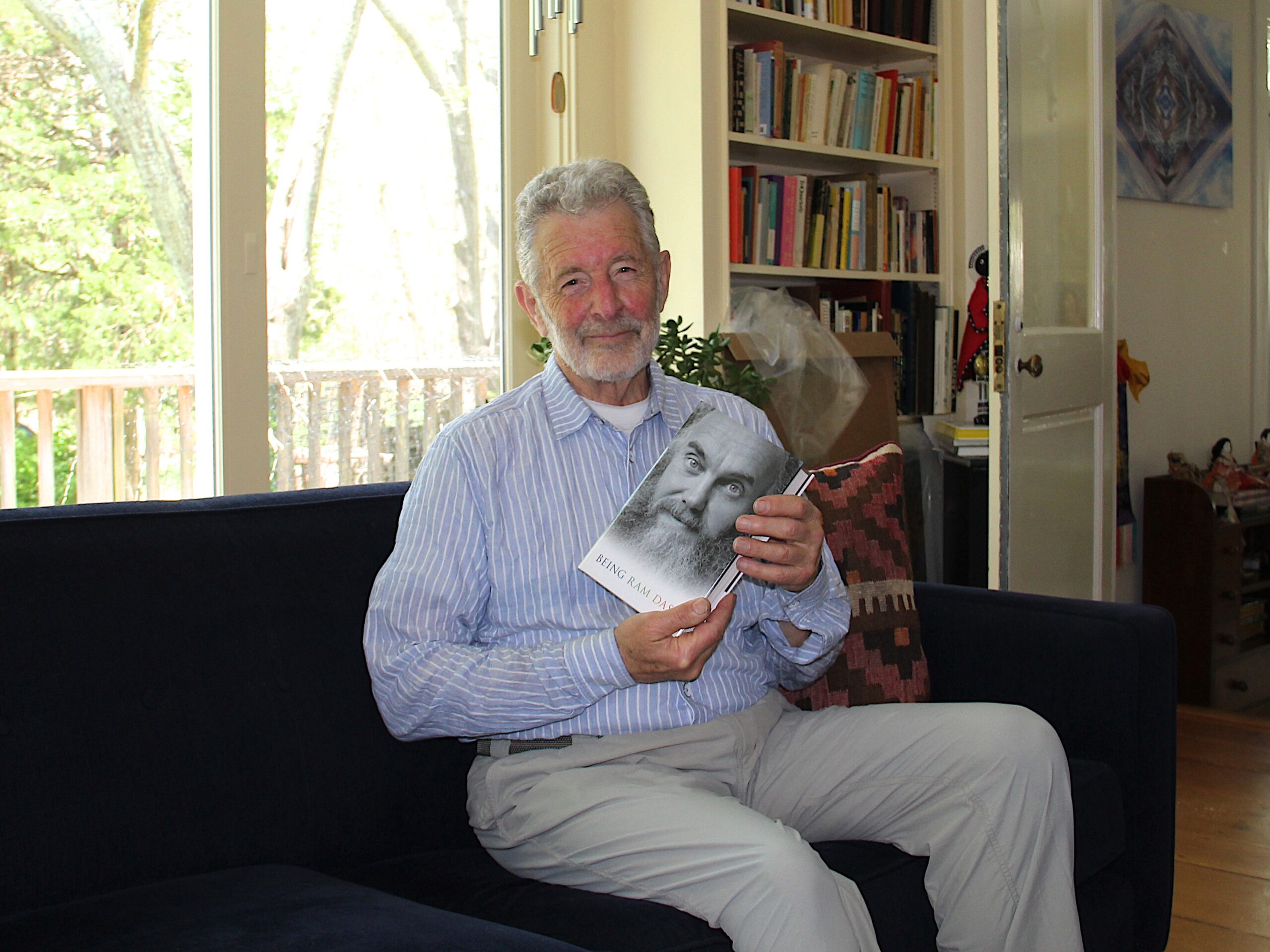 Rameshwar Das and the book he co-authored 