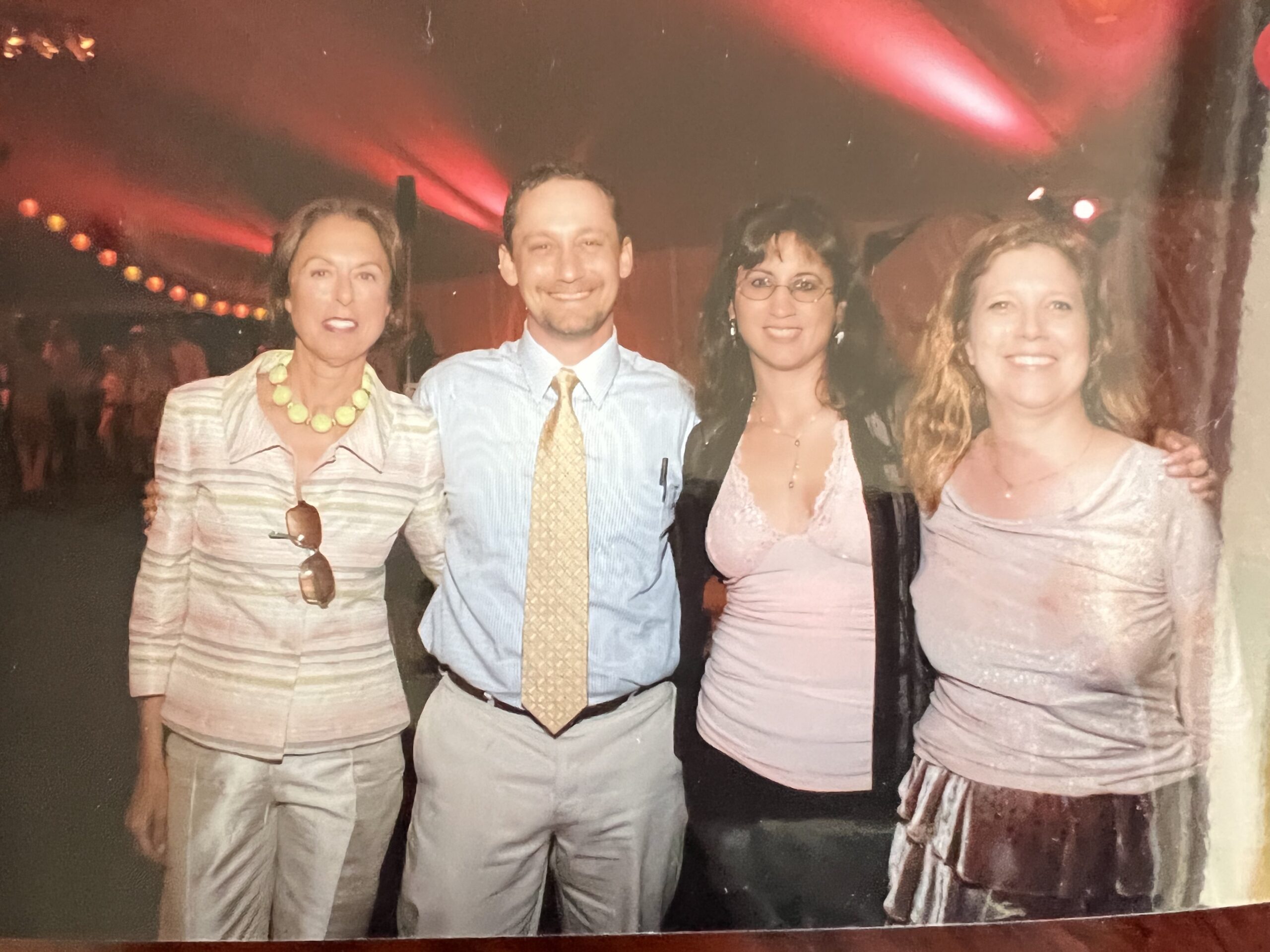 Mary Walker, Bob DeLuca, Lisa DeLuca and Judy Christrup at a Group for the East End benefit in 2013. COURTESY GROUP FOR THE EAST END
