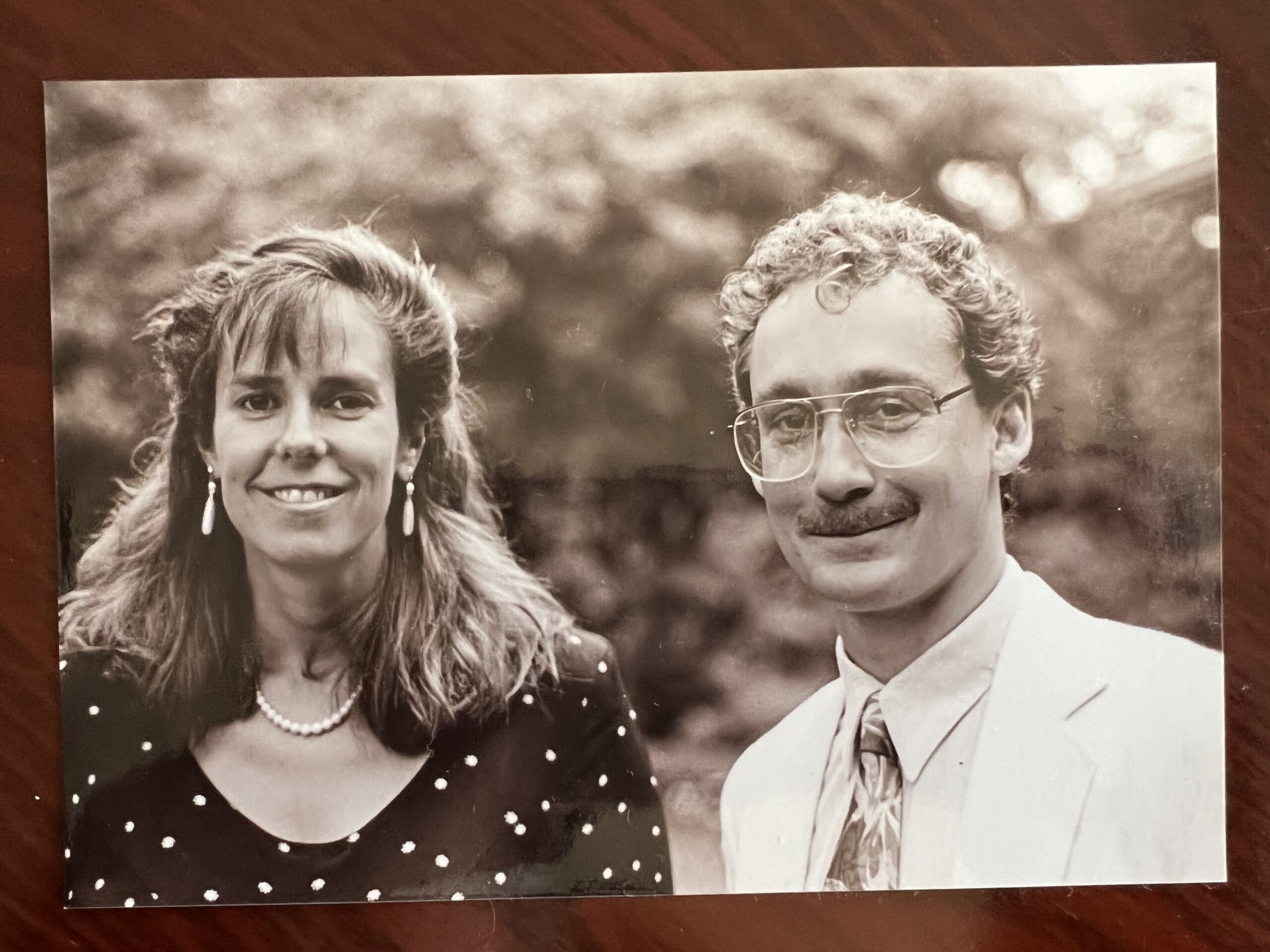 Nancy Nagle Kelley and Bob DeLuca, circa 1990. COURTESY GROUP FOR THE EAST END