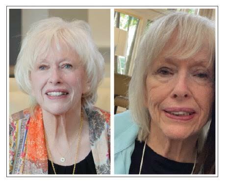 Karilyn Montanti before and after months of isolation.