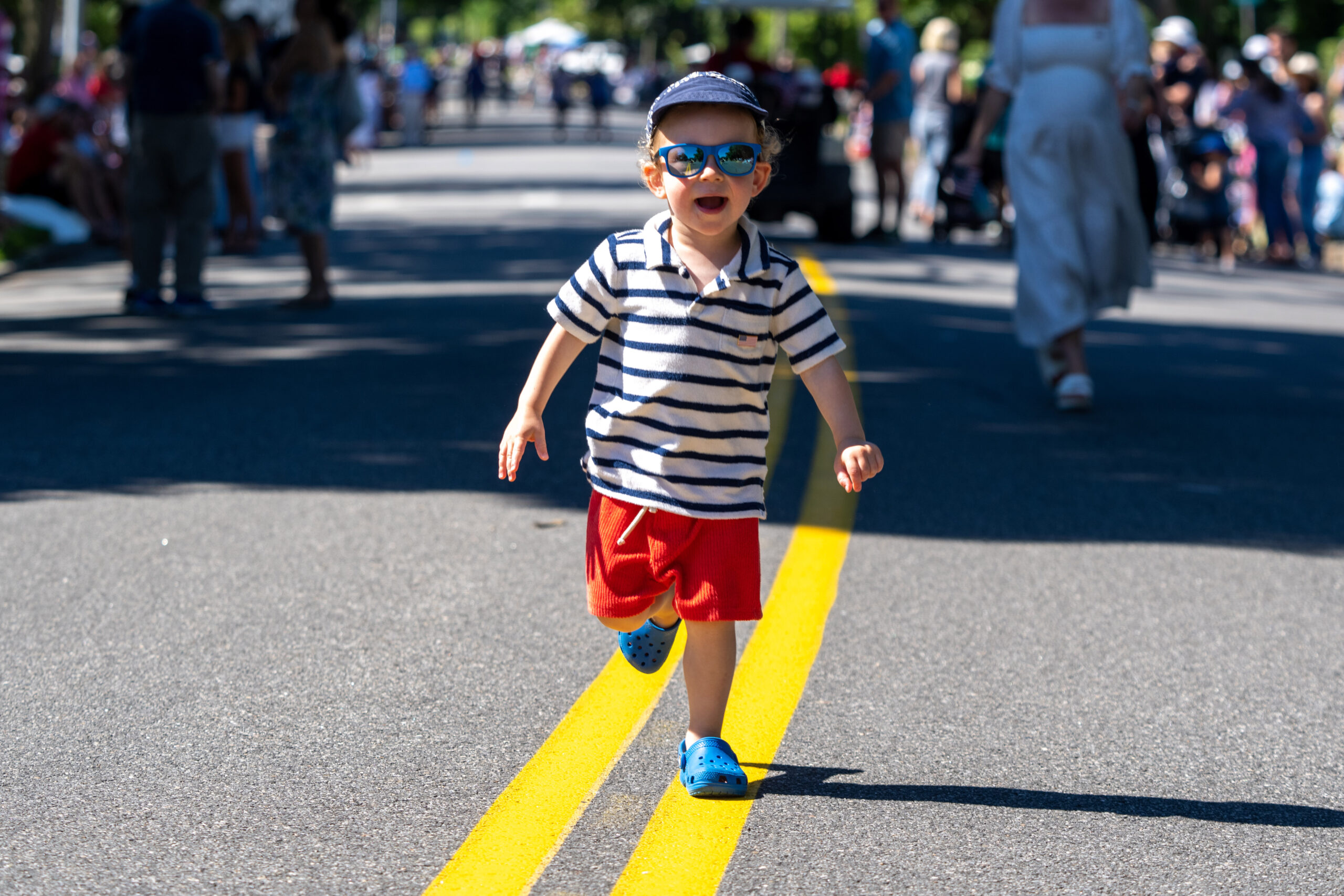 The July 4 parade in Southampton.