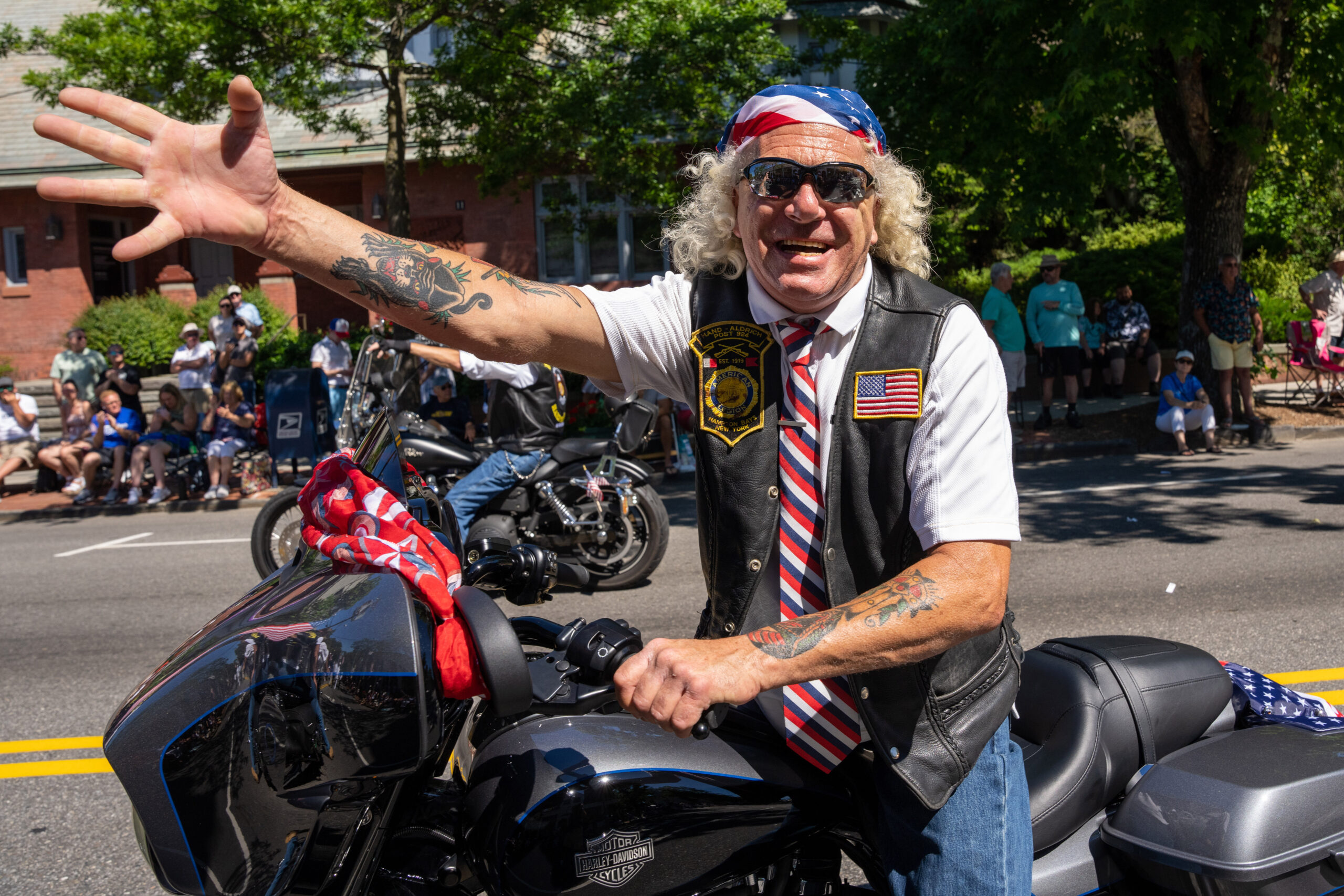 The July 4 parade in Southampton.