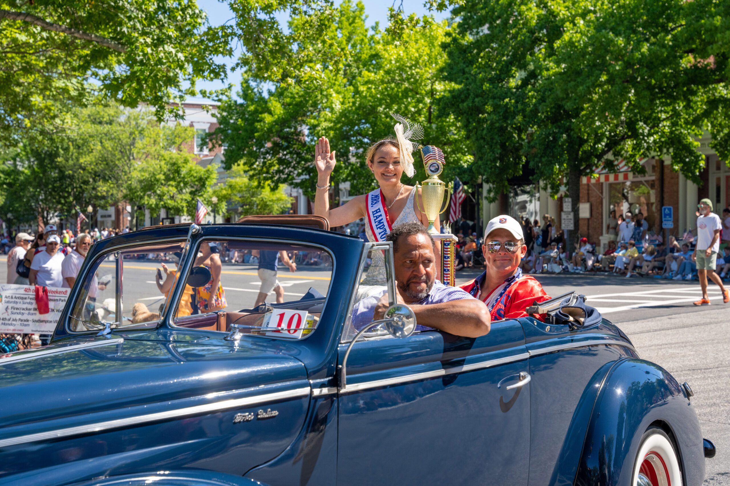 The July 4 parade in Southampton.