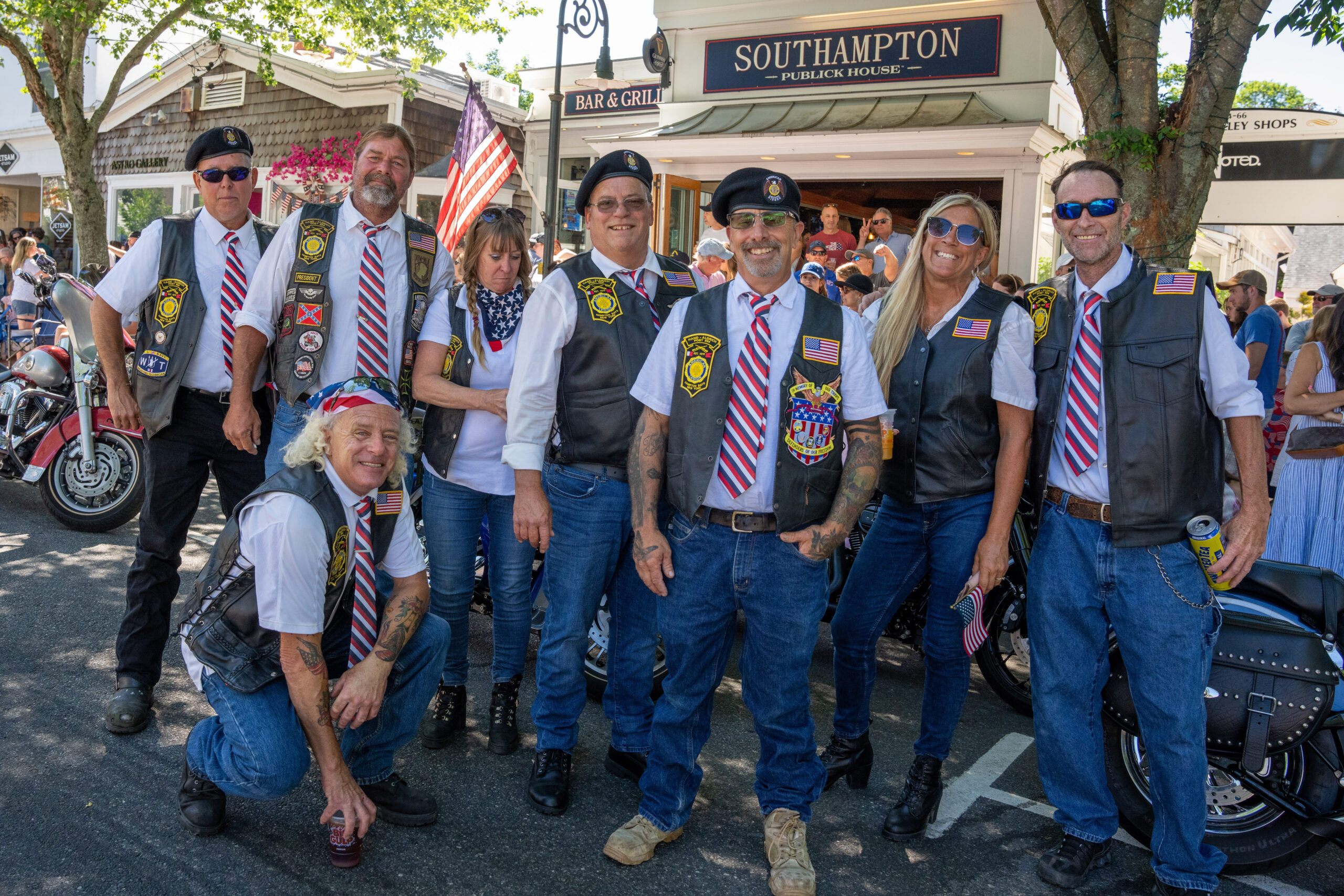 The July 4 parade in Southampton.