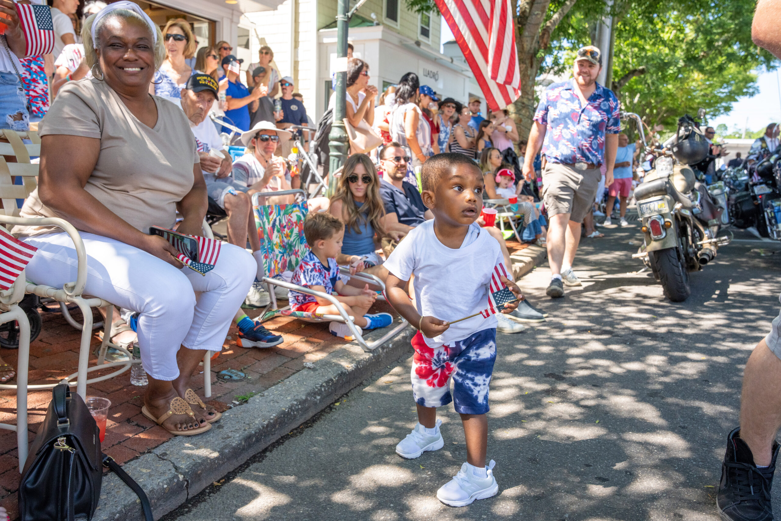 The July 4 parade in Southampton.