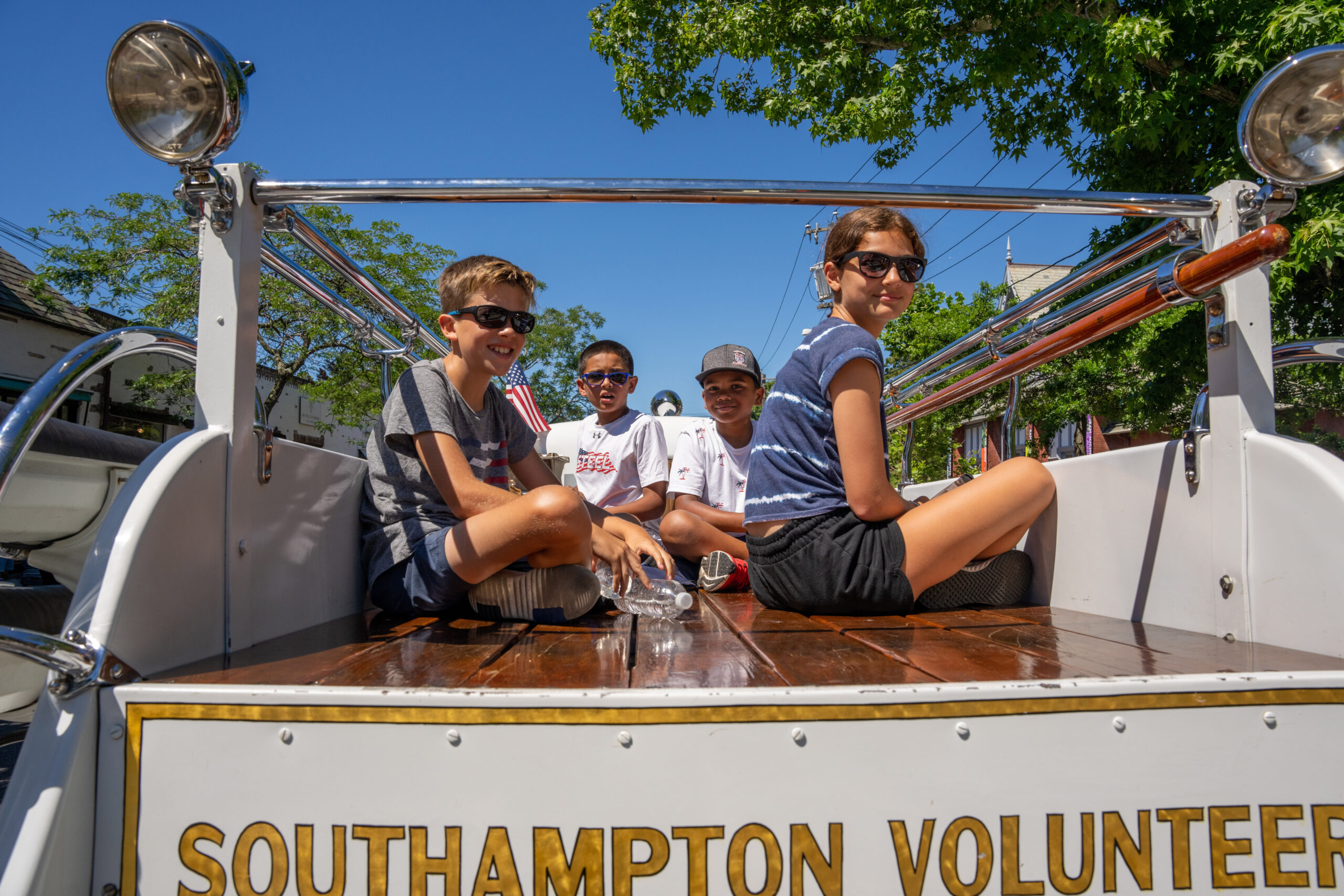 The July 4 parade in Southampton.