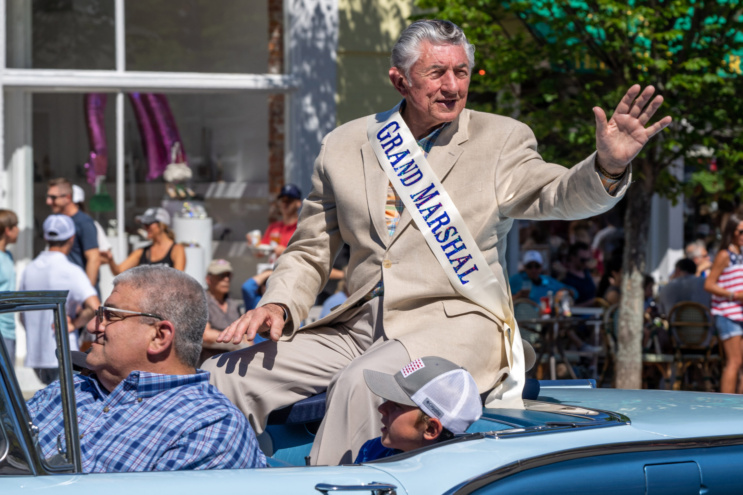 Parade Grand Marshal Robert Grisnik.