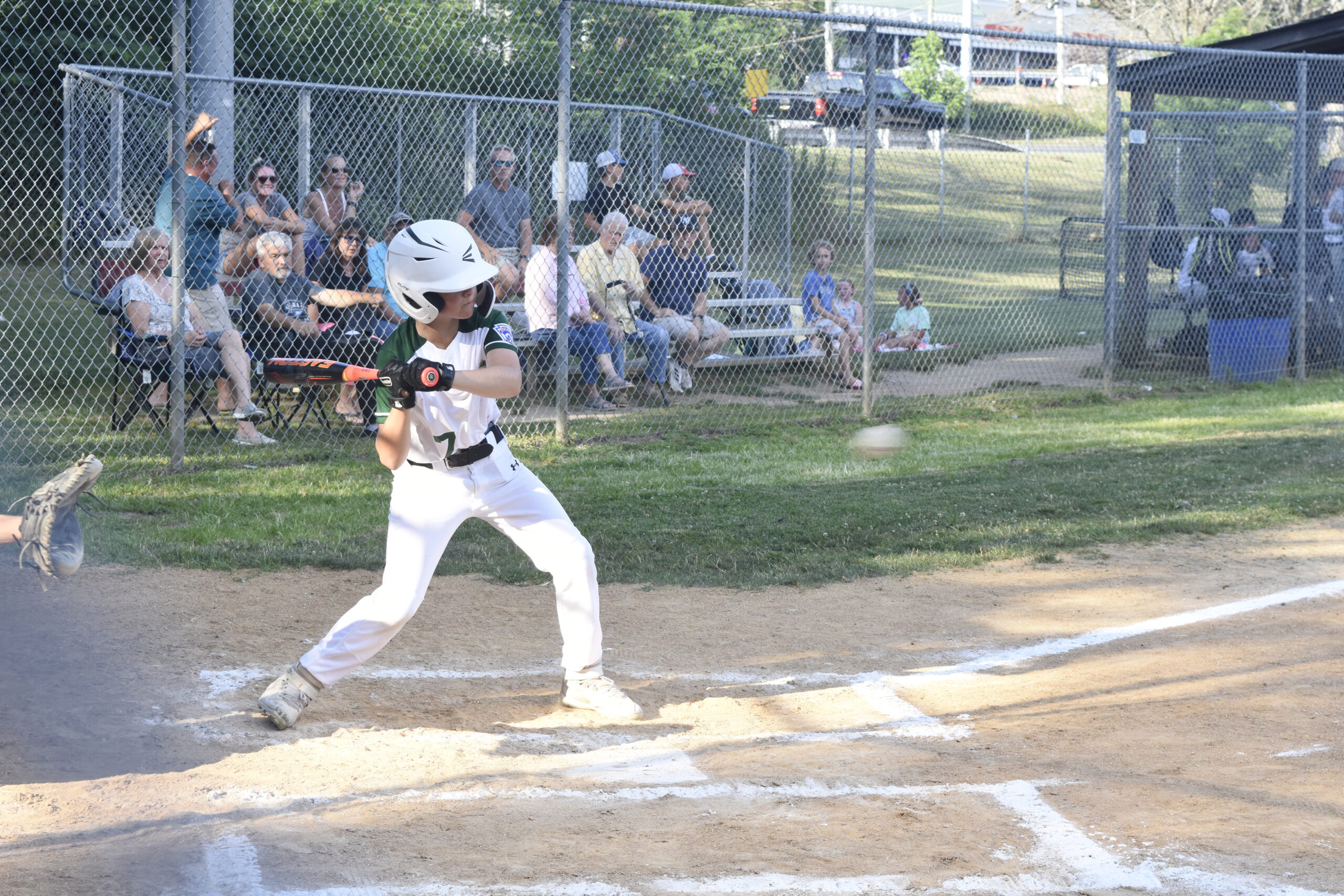 Cole Maag at the plate for East End.   DREW BUDD