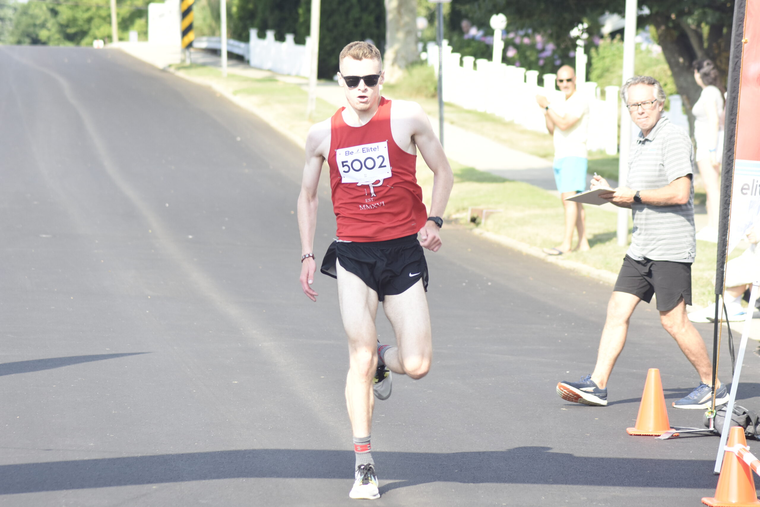 Nick Berglin of Hampton Bays finished third overall.   DREW BUDD
