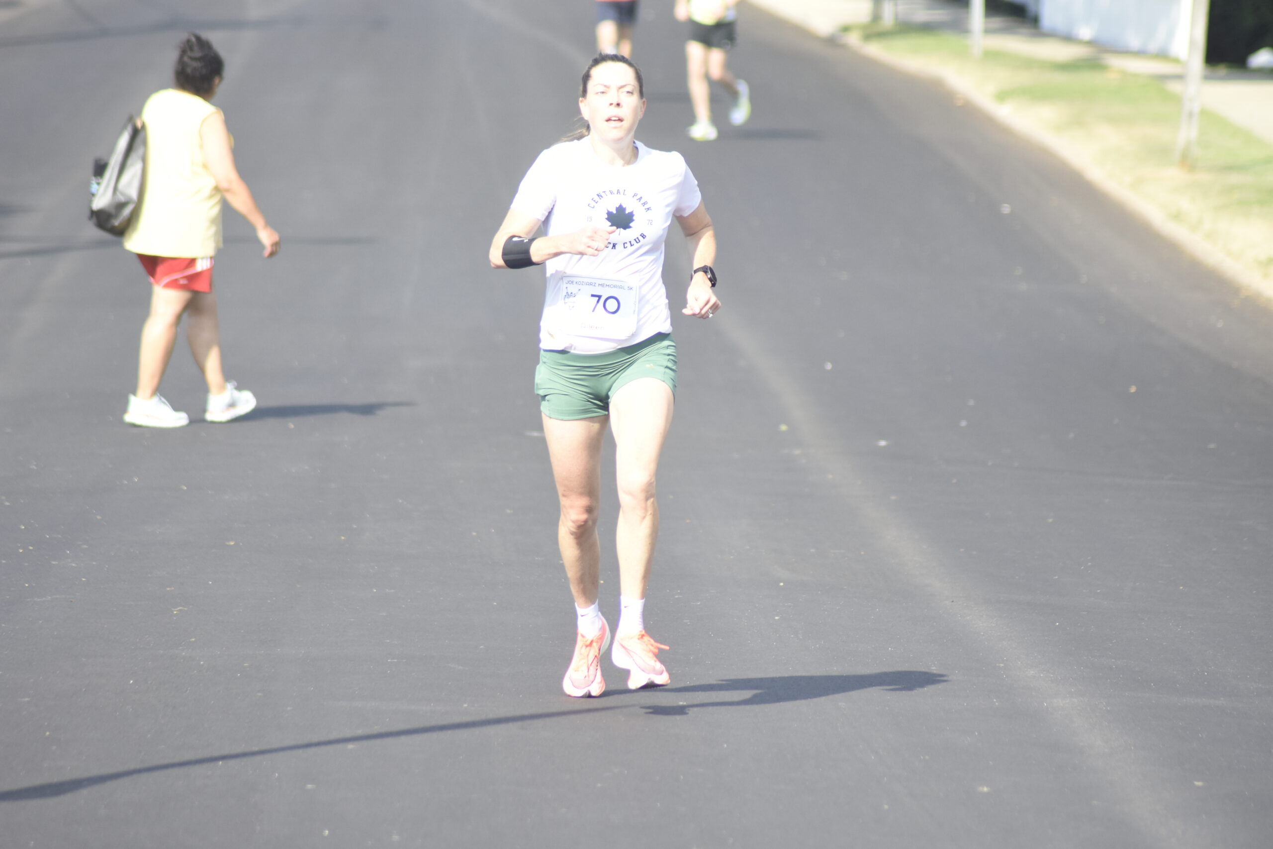 Aileen Barry of Manhasset was the second female to finish.    DREW BUDD